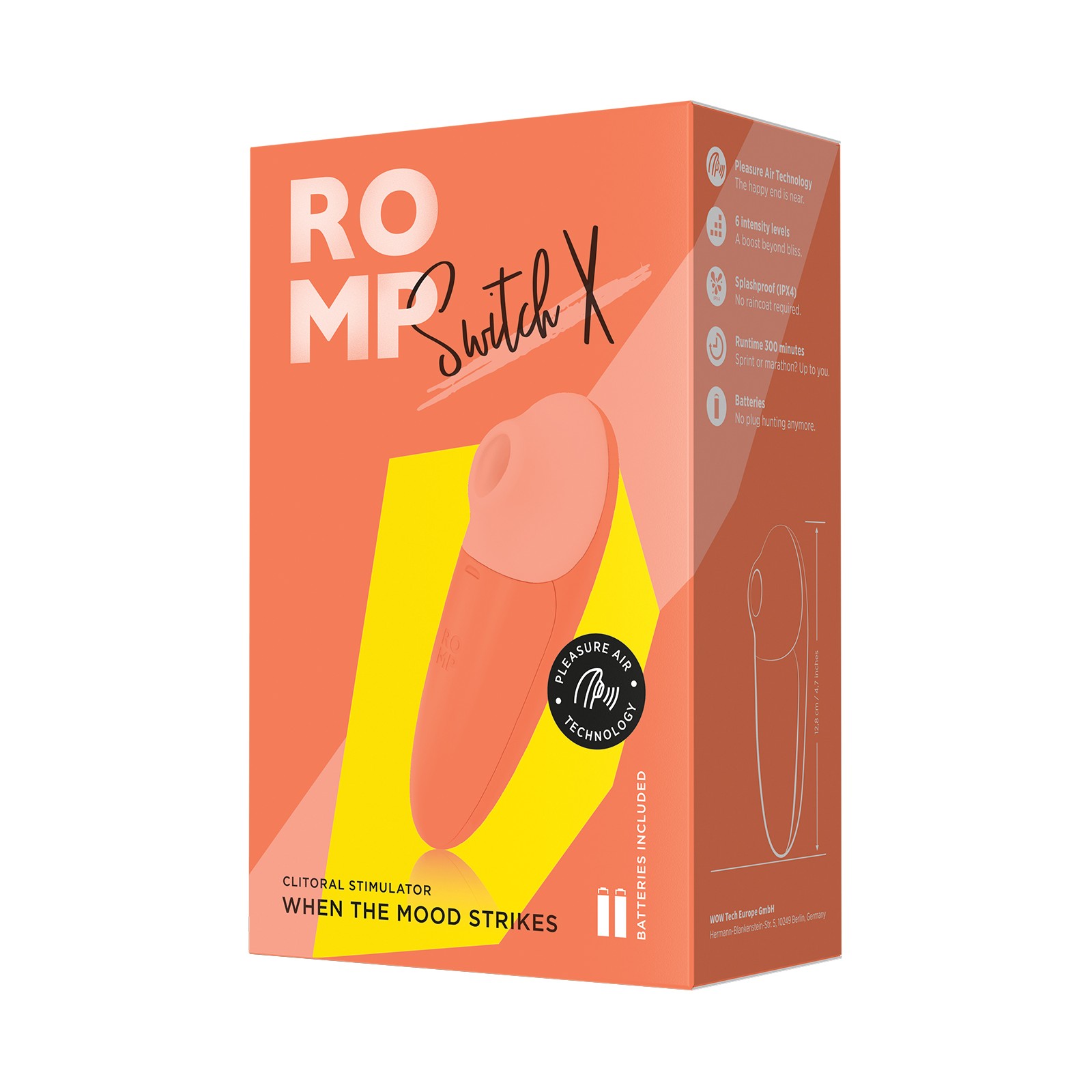 Vibrador Clitoriano ROMP Switch X - Diseño de Calidad y Potencia Vibrador Clitoriano ROMP Switch X - Diseño de Calidad y Potencia