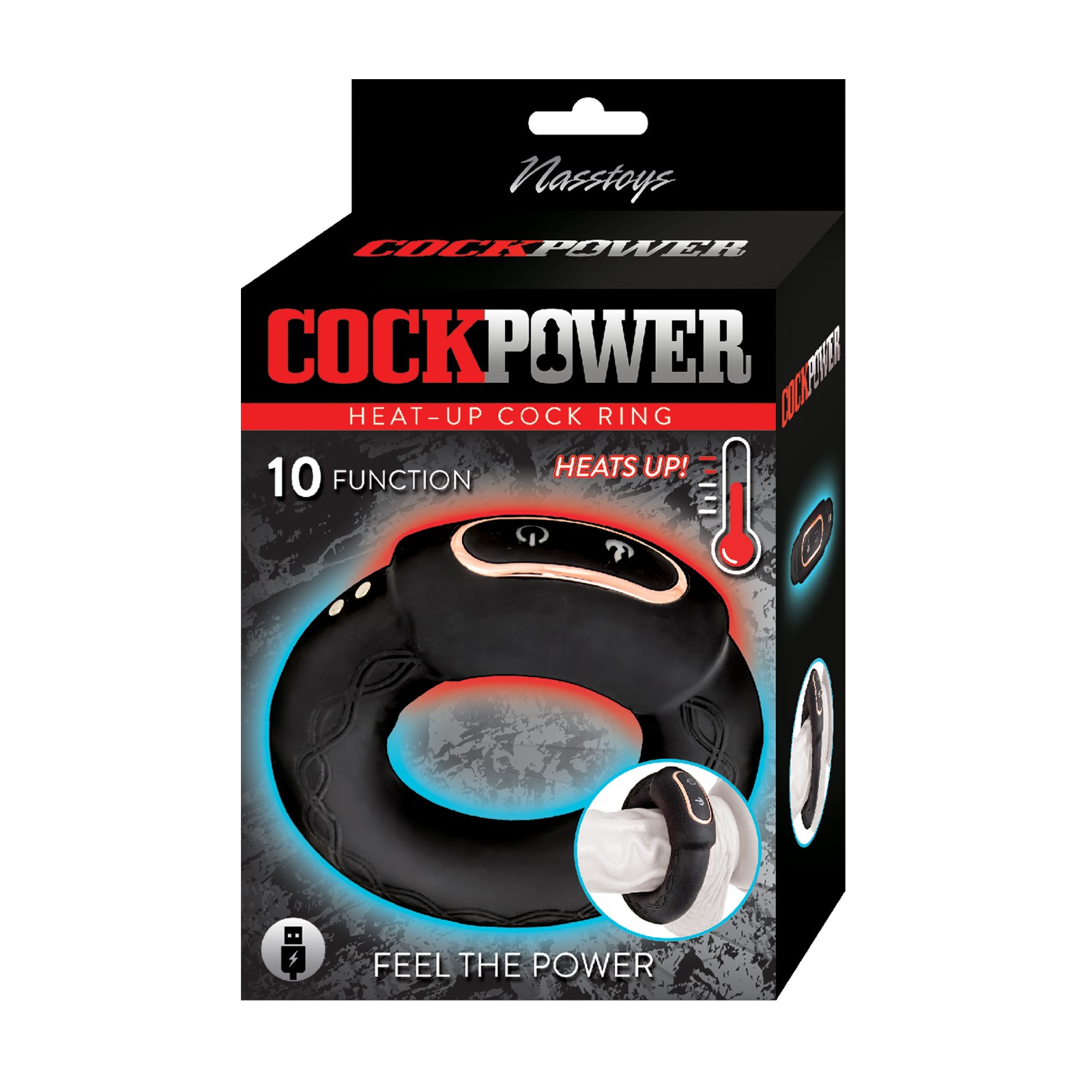Cockpower Heat-Up Cock Ring for Enhanced Pleasure Cockpower Heat-Up Cock Ring for Enhanced Pleasure