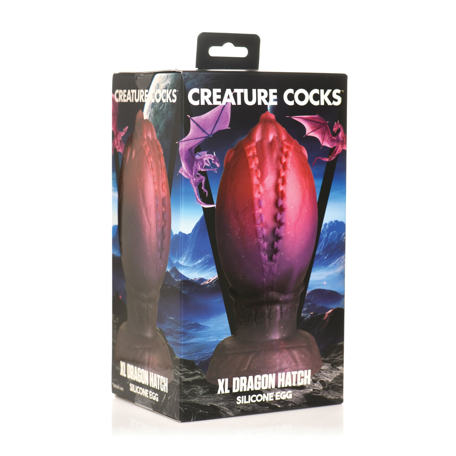 Creature Cocks Dragon Hatch Silicone Egg - XL Multi Color Creature Cocks Dragon Hatch Silicone Egg - XL Multi Color