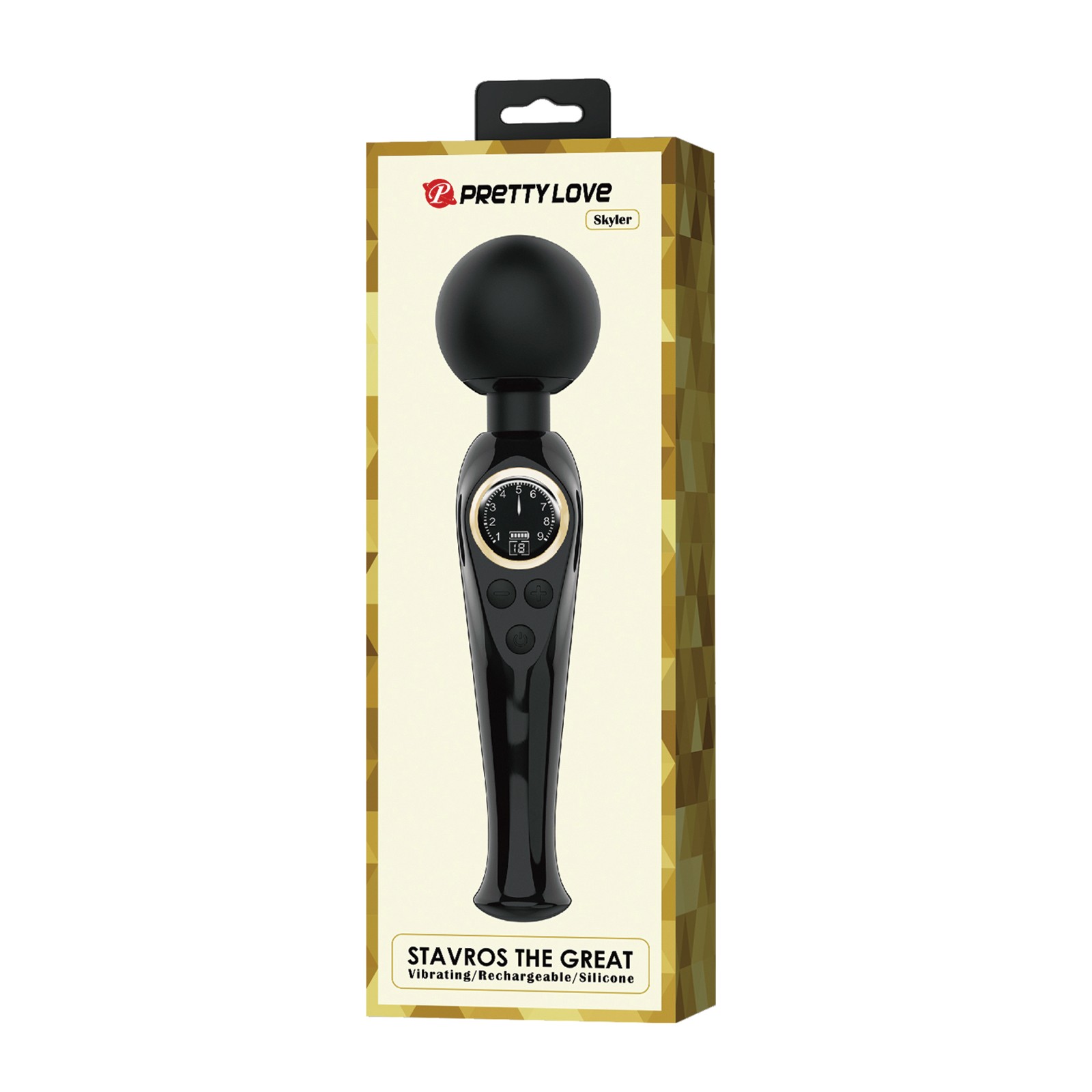 Pretty Love Skylar LED Display Wand - Black Pretty Love Skylar LED Display Wand - Black