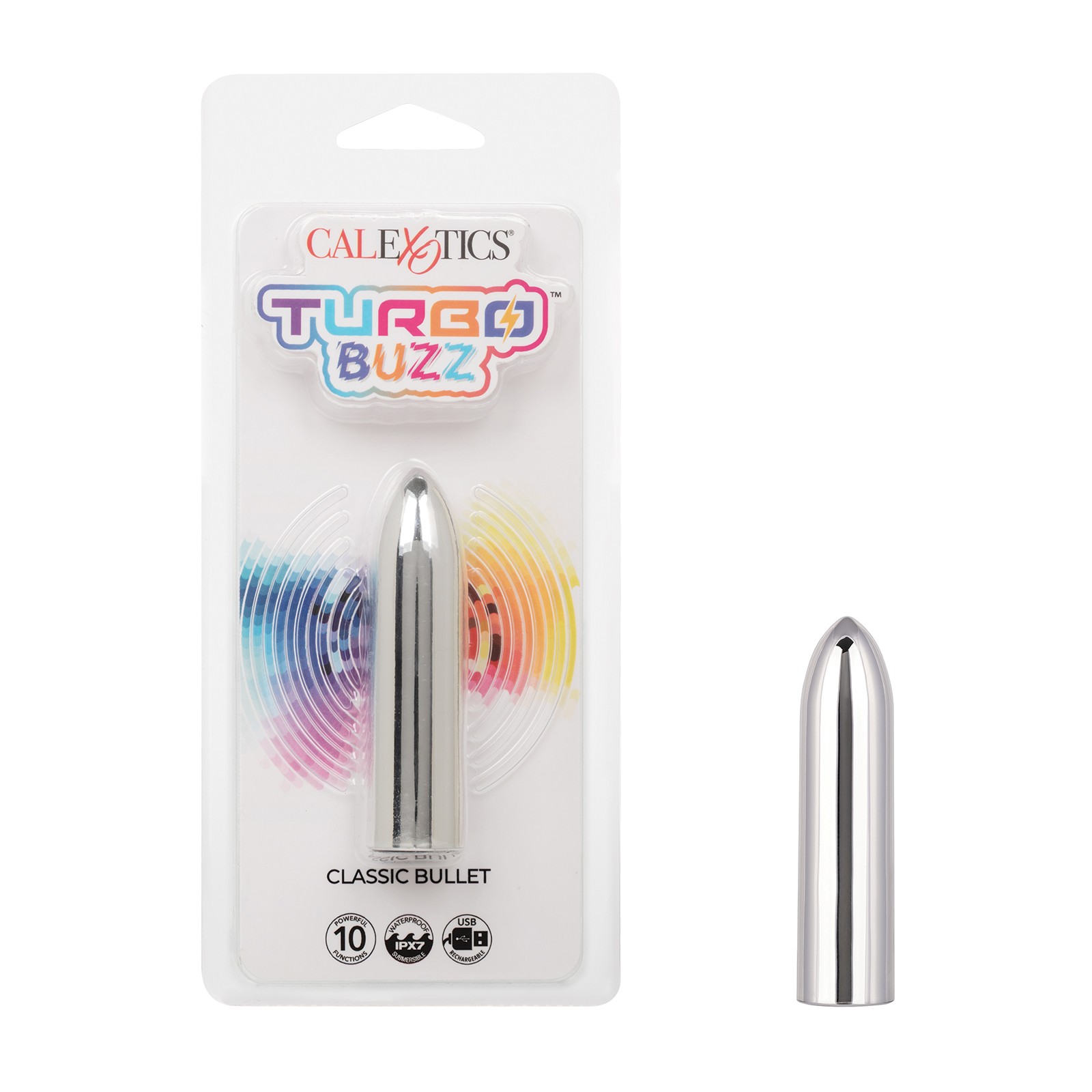 Turbo Buzz Estimulador Bullet Clásico Plata Turbo Buzz Estimulador Bullet Clásico Plata