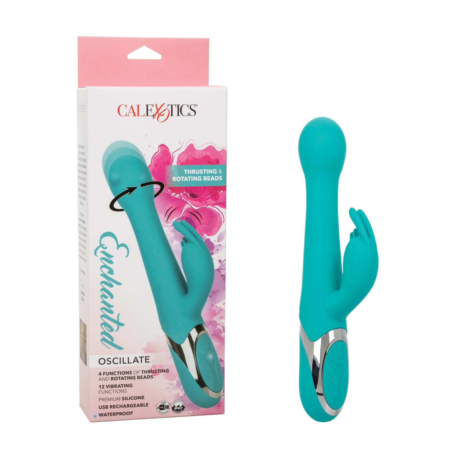 Vibrador Enchanted Oscillate - Azul Turquesa Vibrador Enchanted Oscillate - Azul Turquesa