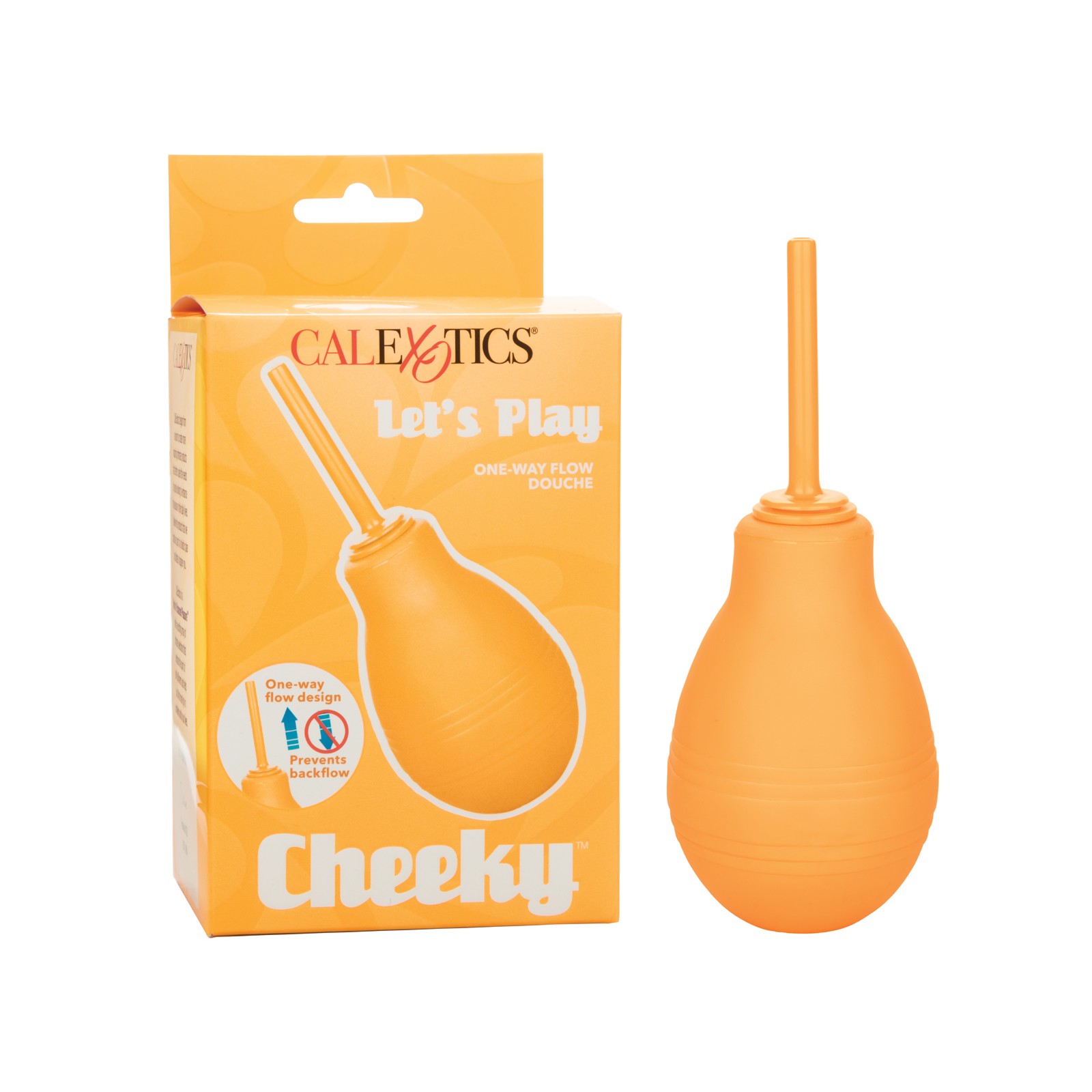 Douche Anal de Flujo Unidireccional Cheeky Naranja para Higiene Óptima Douche Anal de Flujo Unidireccional Cheeky Naranja para Higiene Óptima