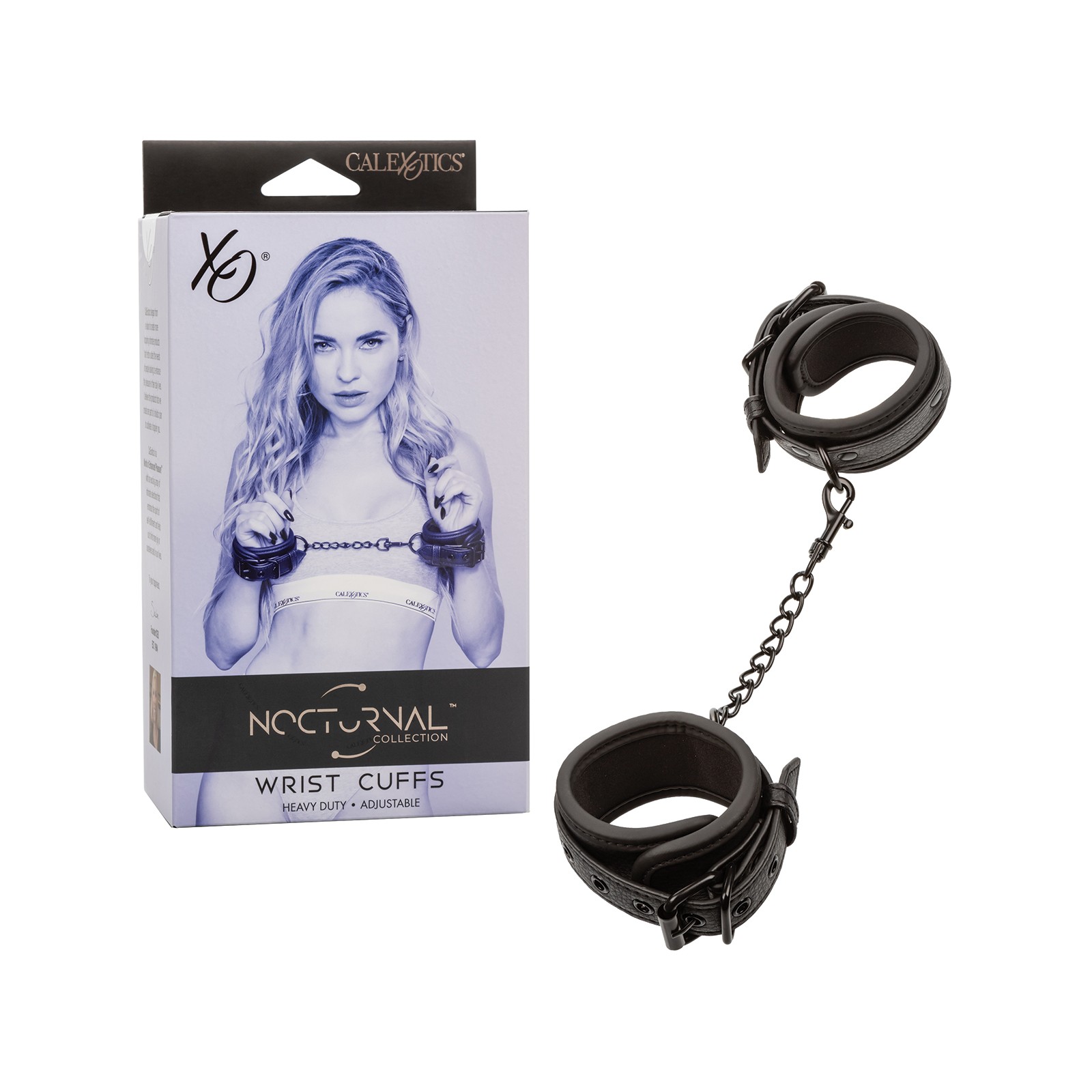 Nocturnal Collection Adjustable Wrist Cuffs Black Nocturnal Collection Adjustable Wrist Cuffs Black