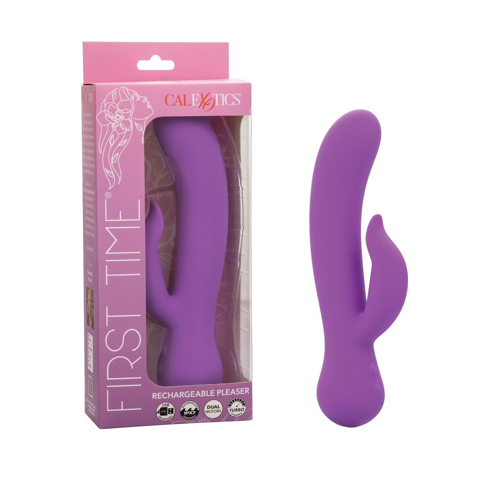 Vibrador Recargable First Time Púrpura Vibrador Recargable First Time Púrpura