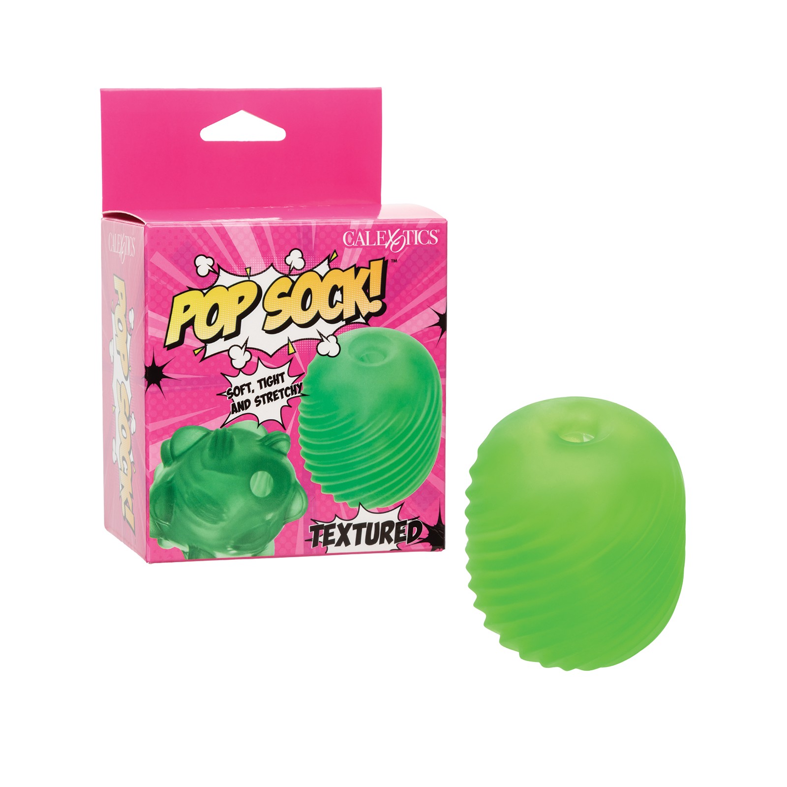 Pop Sock! Masturbador Texturizado - Verde Pop Sock! Masturbador Texturizado - Verde