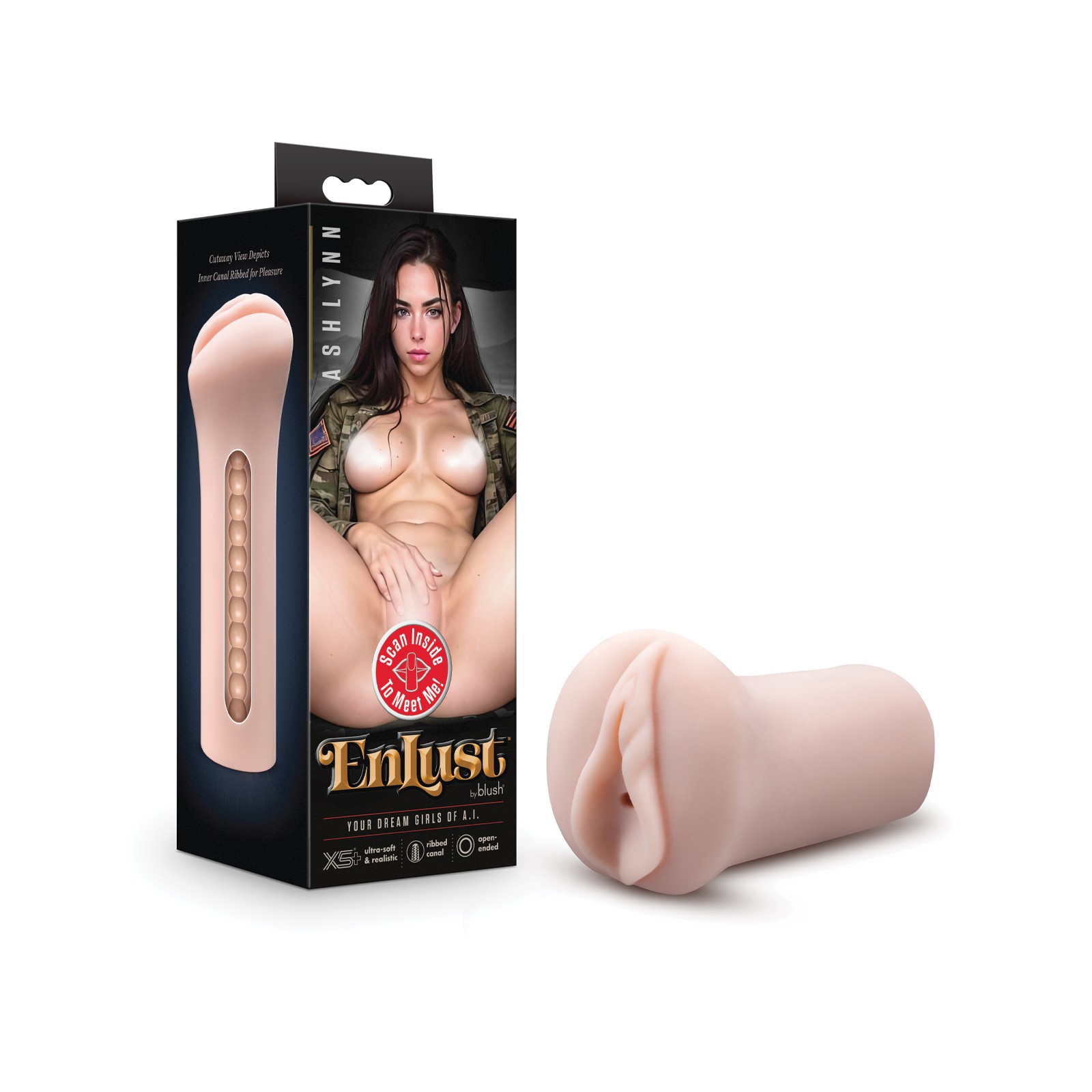 Blush EnLust Realistic Pussy Stroker for Unique Pleasure Blush EnLust Realistic Pussy Stroker for Unique Pleasure