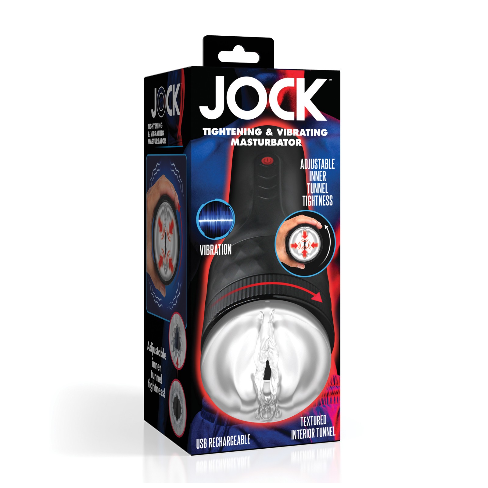 Curve Toys Jock Tightening Vibrating Masturbator Curve Toys Jock Tightening Vibrating Masturbator