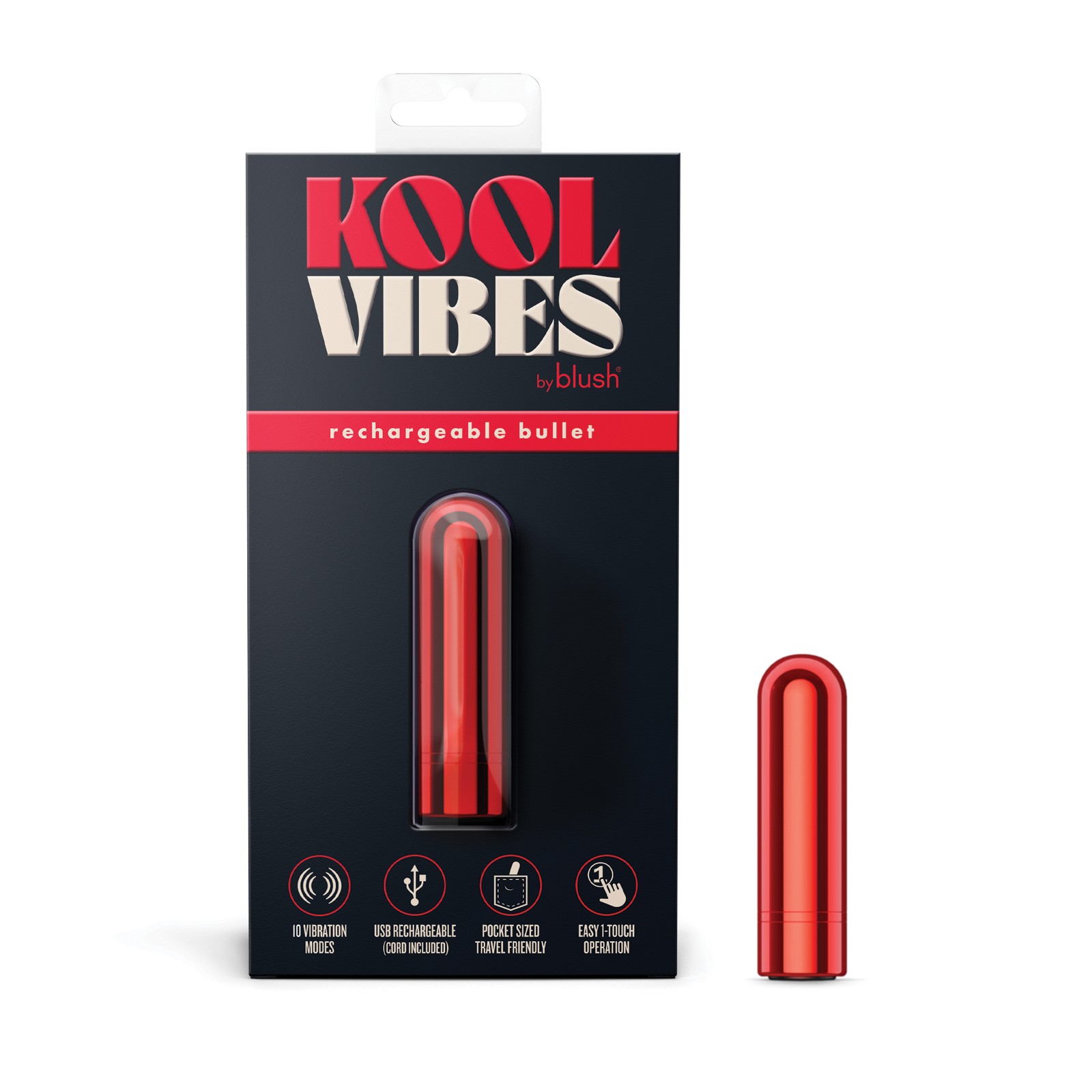 Blush Kool Vibes Mini Bullet - Cherry Delight Blush Kool Vibes Mini Bullet - Cherry Delight