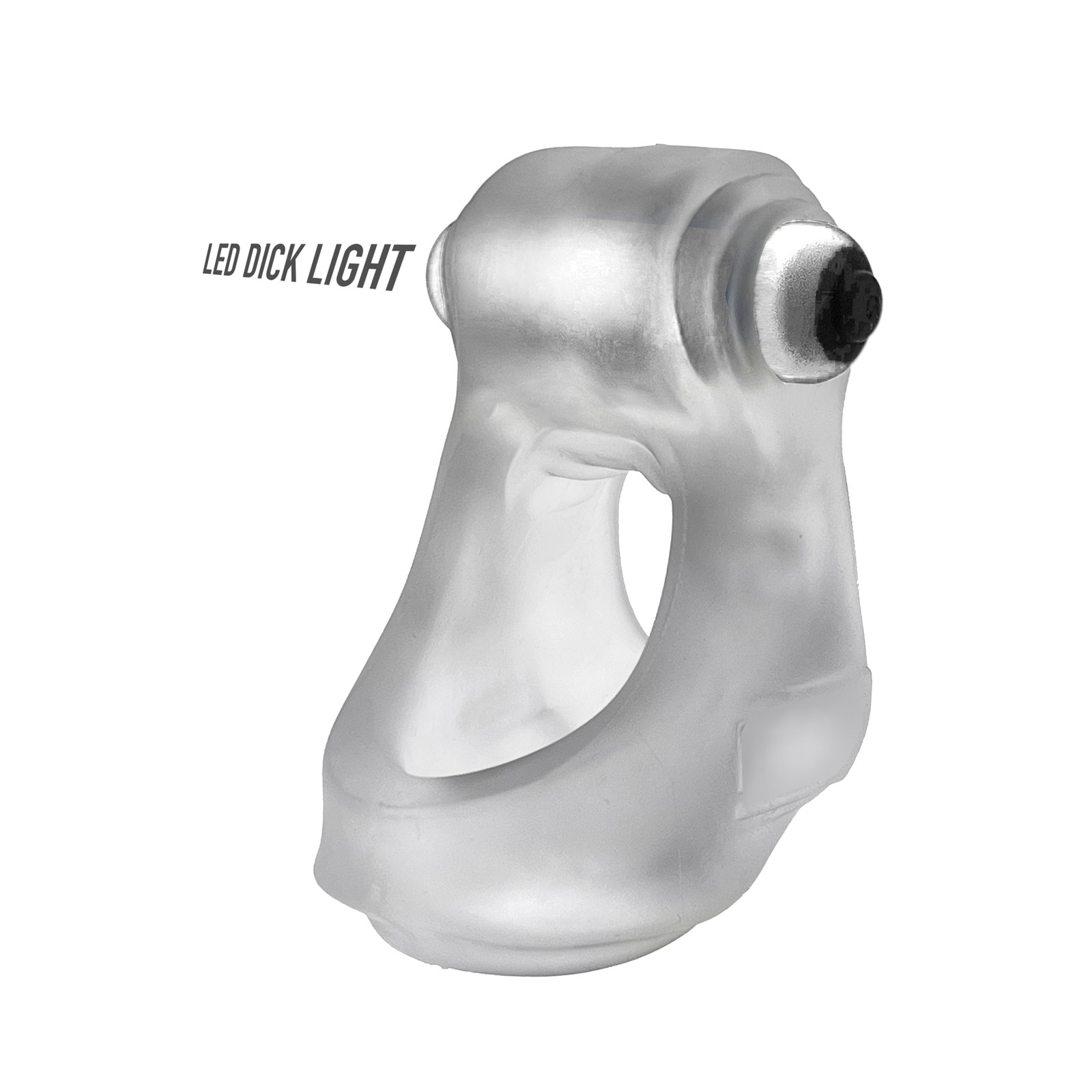 Oxballs Glowsling Cock Sling LED Clear Ice - Light Up Your Pleasure Oxballs Glowsling Cock Sling LED Clear Ice - Light Up Your Pleasure
