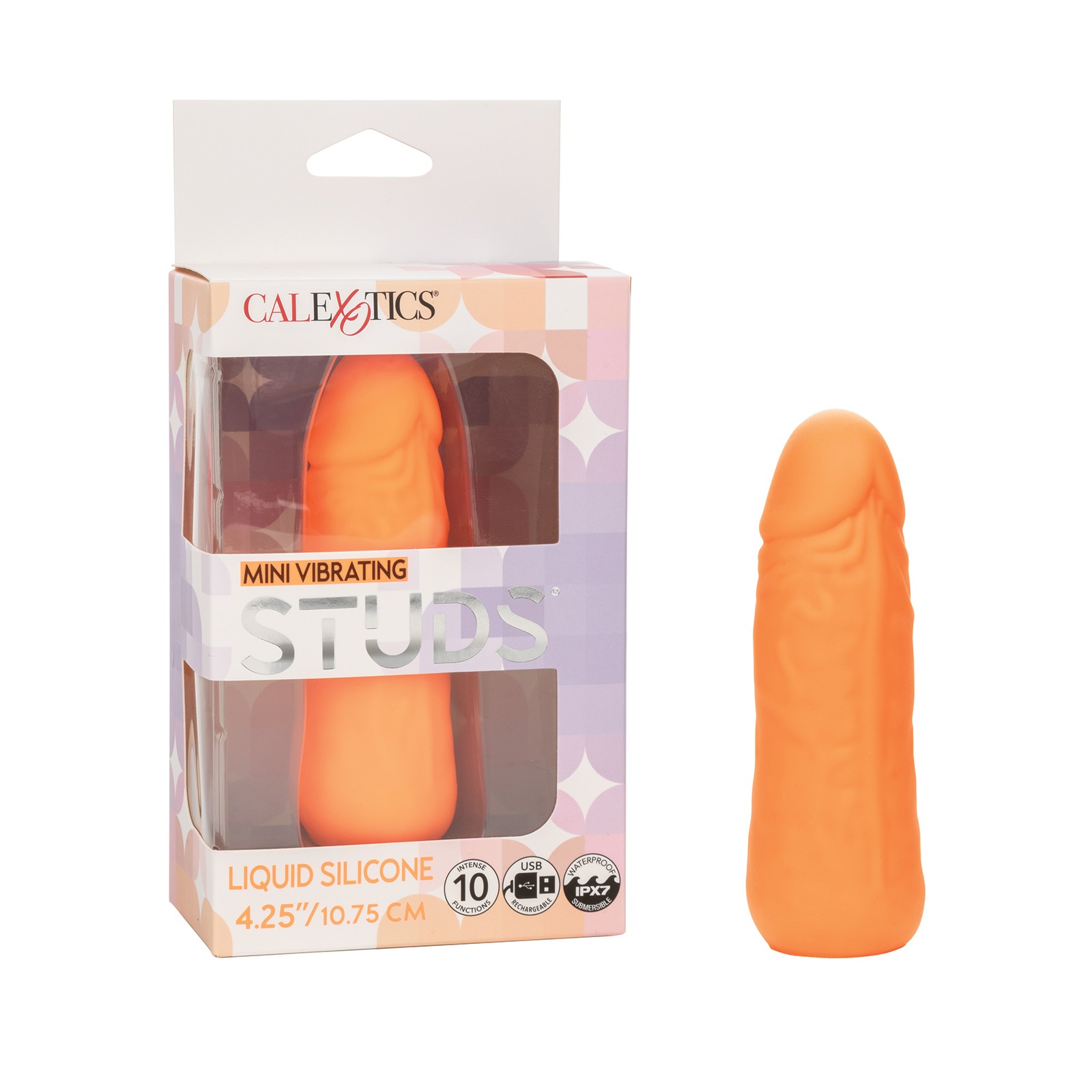Mini Estimuladores Vibrantes de Silicona - Naranja Mini Estimuladores Vibrantes de Silicona - Naranja