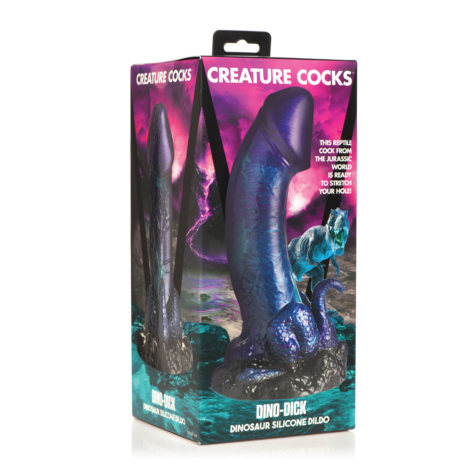 Dildo Creature Cocks Dino Dick de Silicona Grande Multicolor Dildo Creature Cocks Dino Dick de Silicona Grande Multicolor