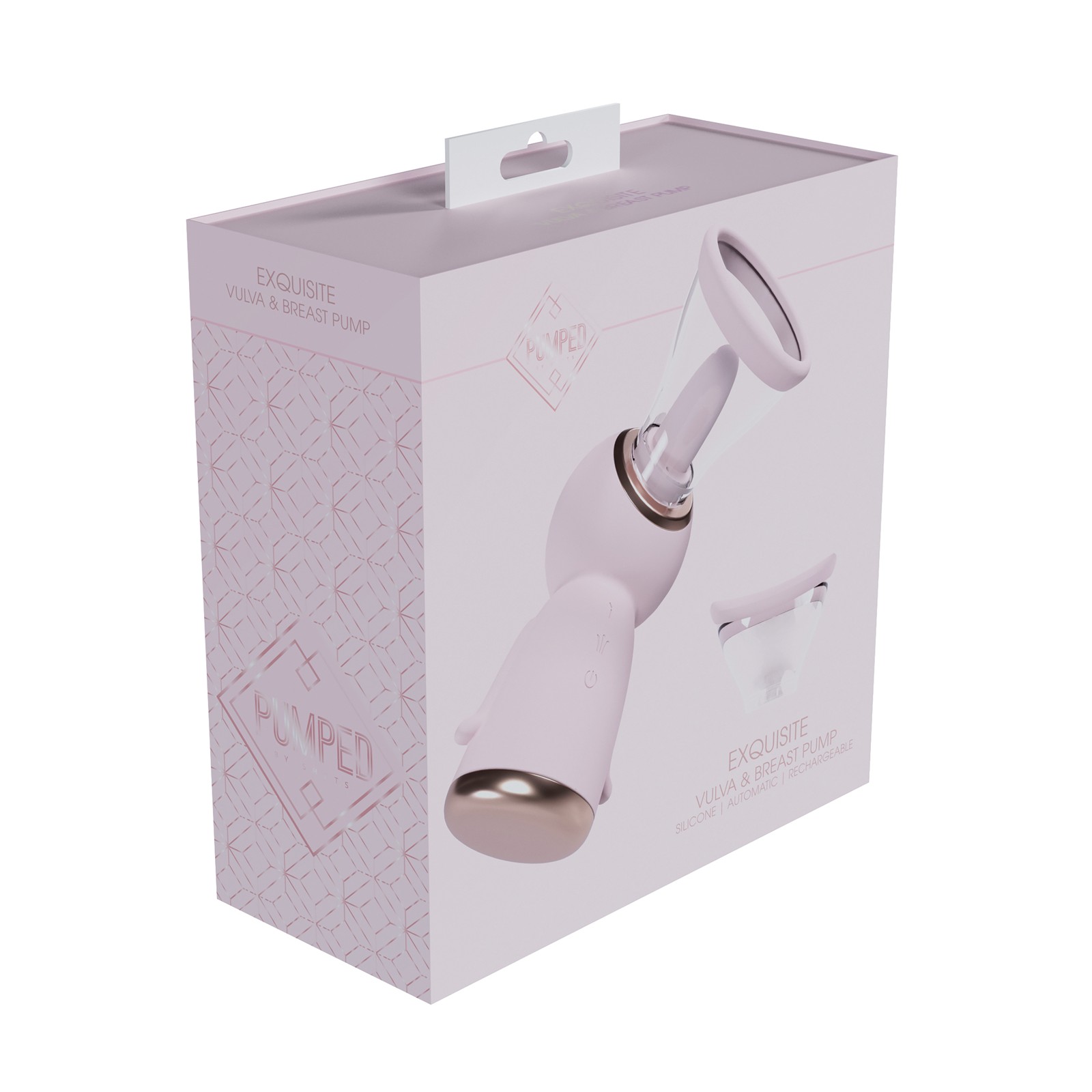 Shots Exquisite Rechargeable Vulva and Breast Pump Pink Shots Exquisite Rechargeable Vulva and Breast Pump Pink