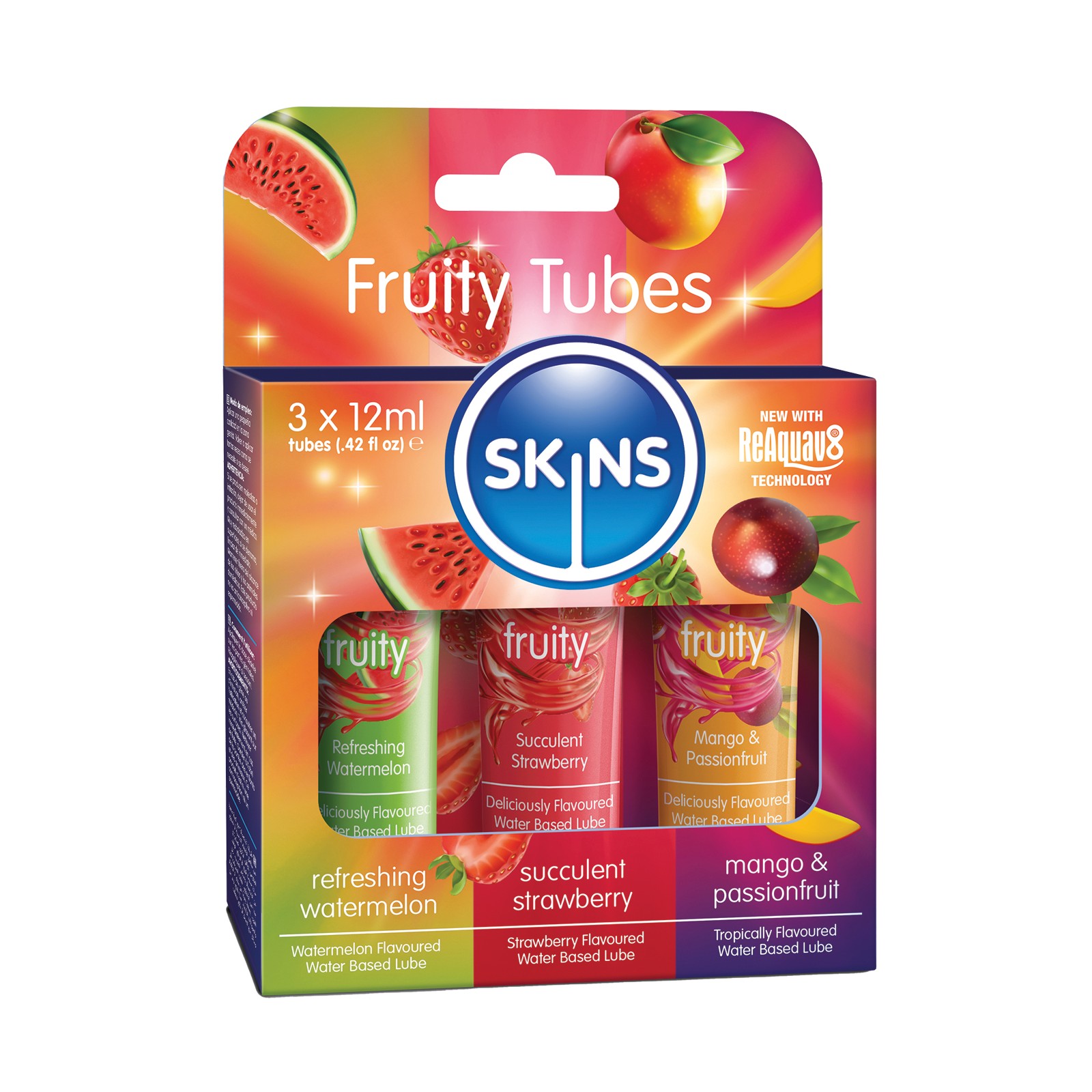 Lubricantes Frutales Skins - Diversión en la Intimidad Lubricantes Frutales Skins - Diversión en la Intimidad
