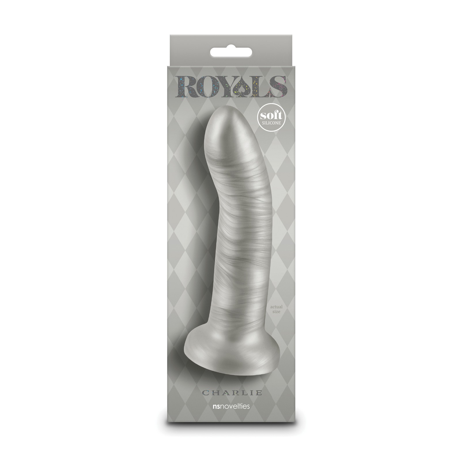 Dildo Curvado Royals de 7" - Champagne Metálico Dildo Curvado Royals de 7" - Champagne Metálico