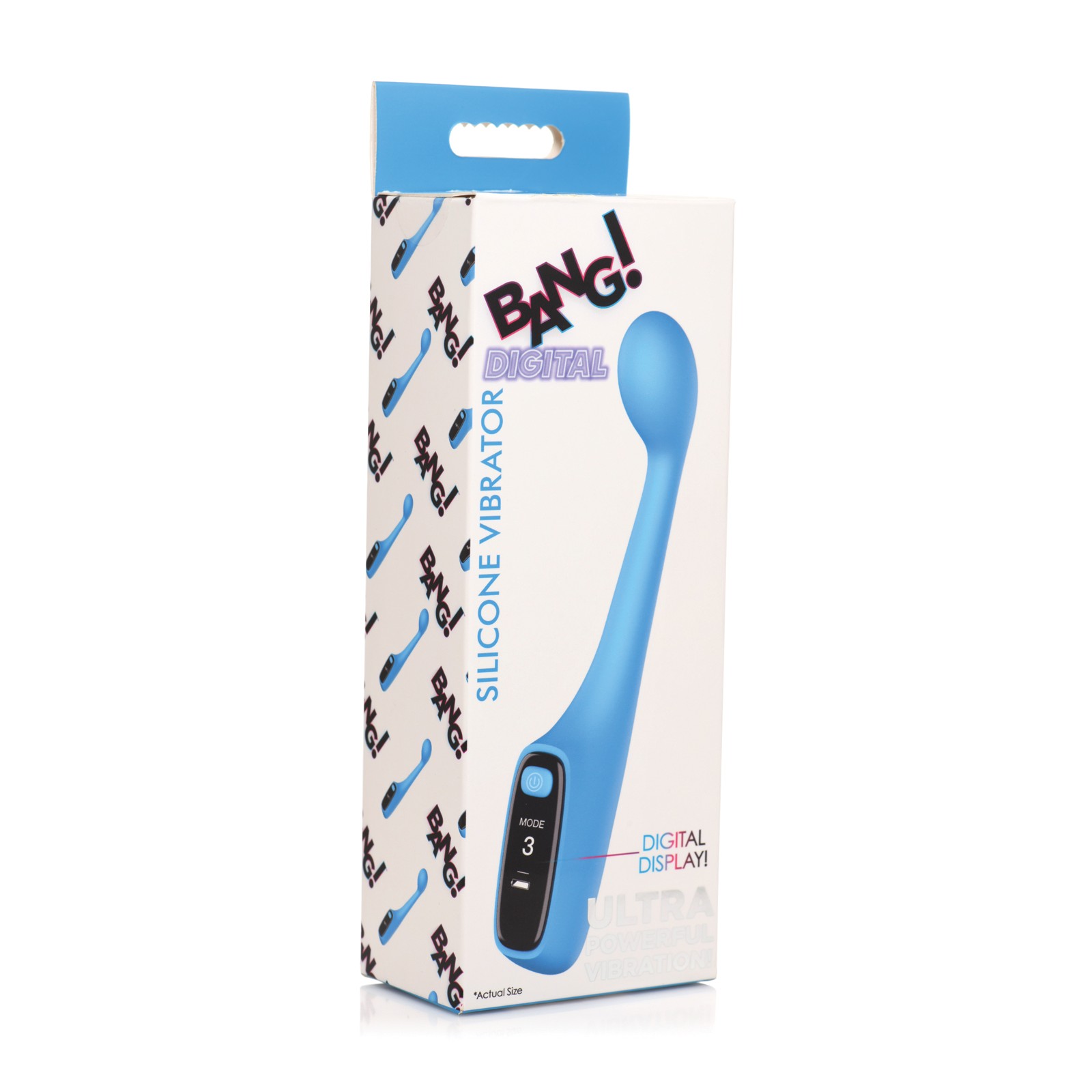 Bang 10X Digital G-Spot Vibrator Blue Bang 10X Digital G-Spot Vibrator Blue
