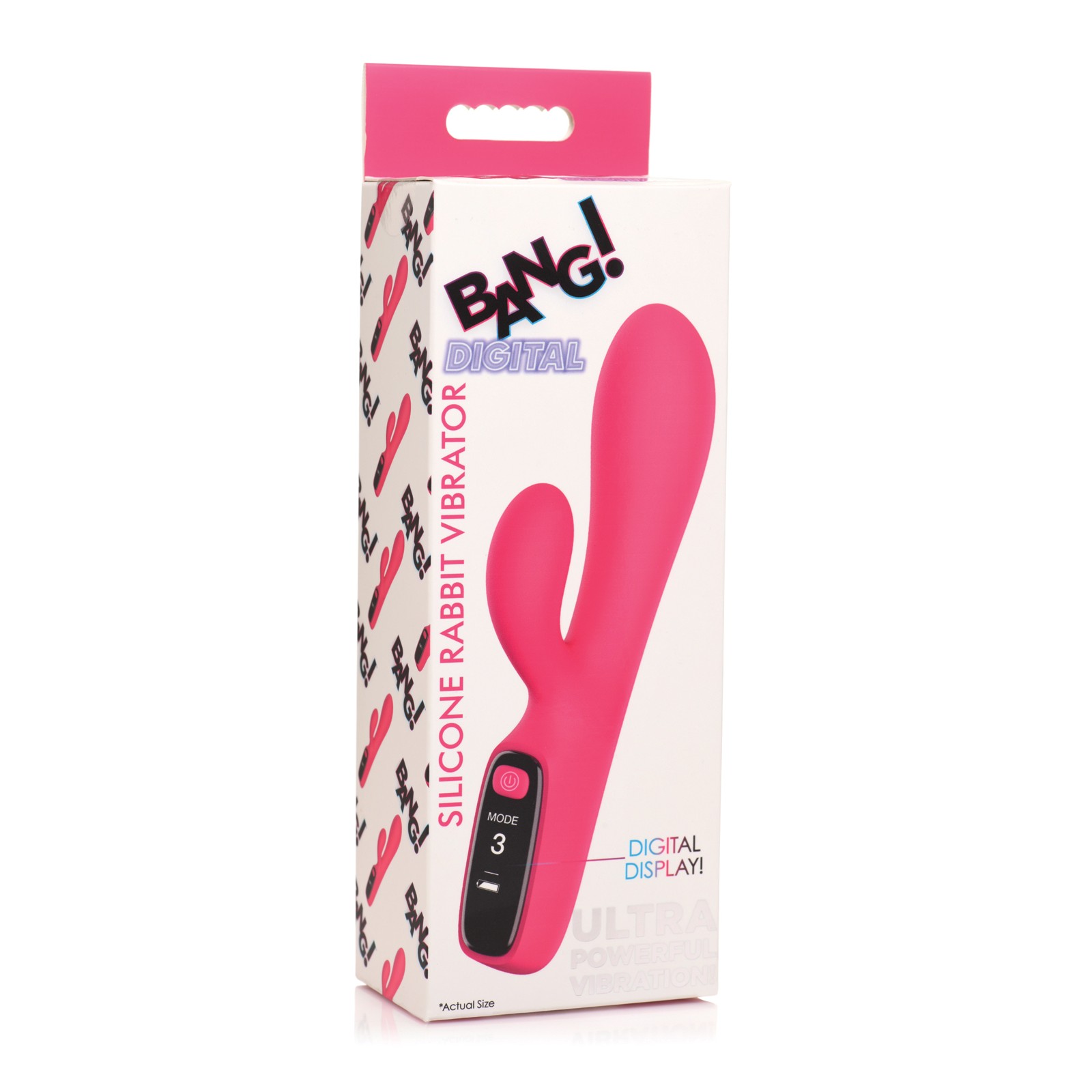 Bang! Vibrador Digital Rabbit 10X para Estimulación Dual Bang! Vibrador Digital Rabbit 10X para Estimulación Dual