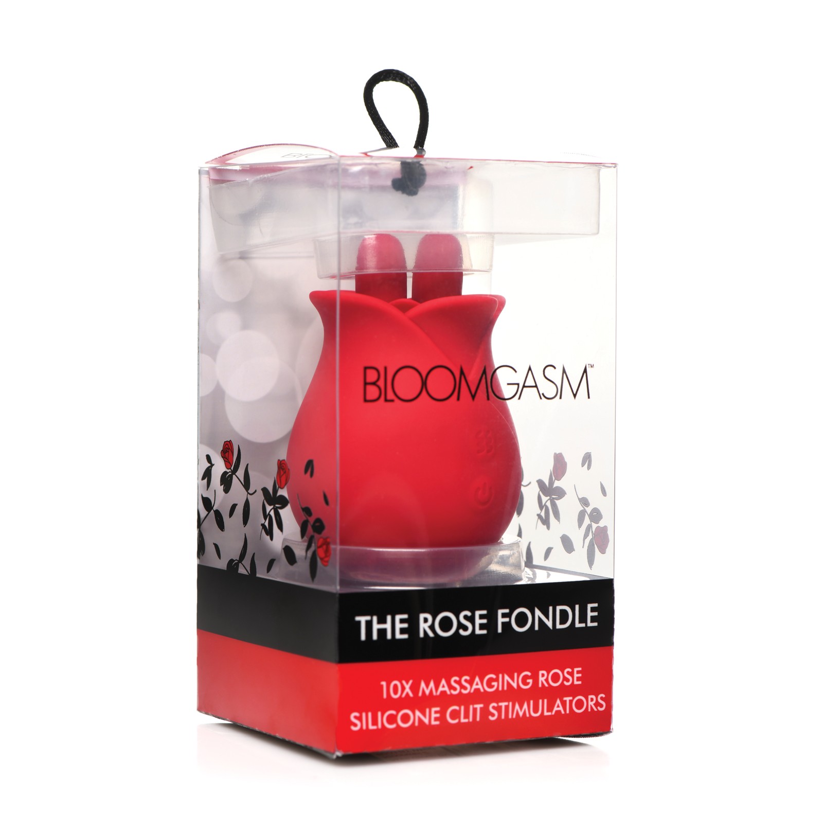 Bloomgasm The Rose Fondle 10X Clit Stimulator - Red Bloomgasm The Rose Fondle 10X Clit Stimulator - Red