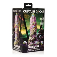 Creature Cocks Dragon Spawn Ovipositor Dildo with Silicone Eggs