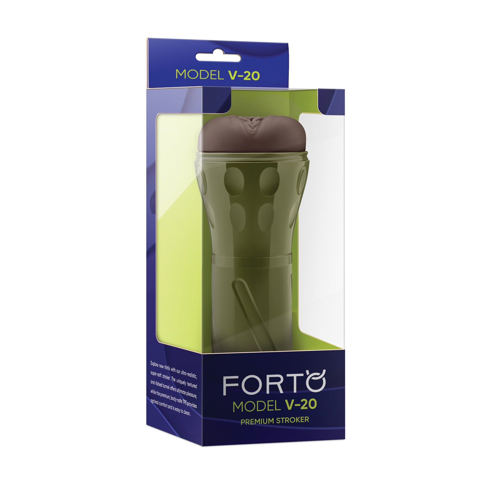 Forto V-20 Realistic Vagina Masturbator Dark Forto V-20 Realistic Vagina Masturbator Dark