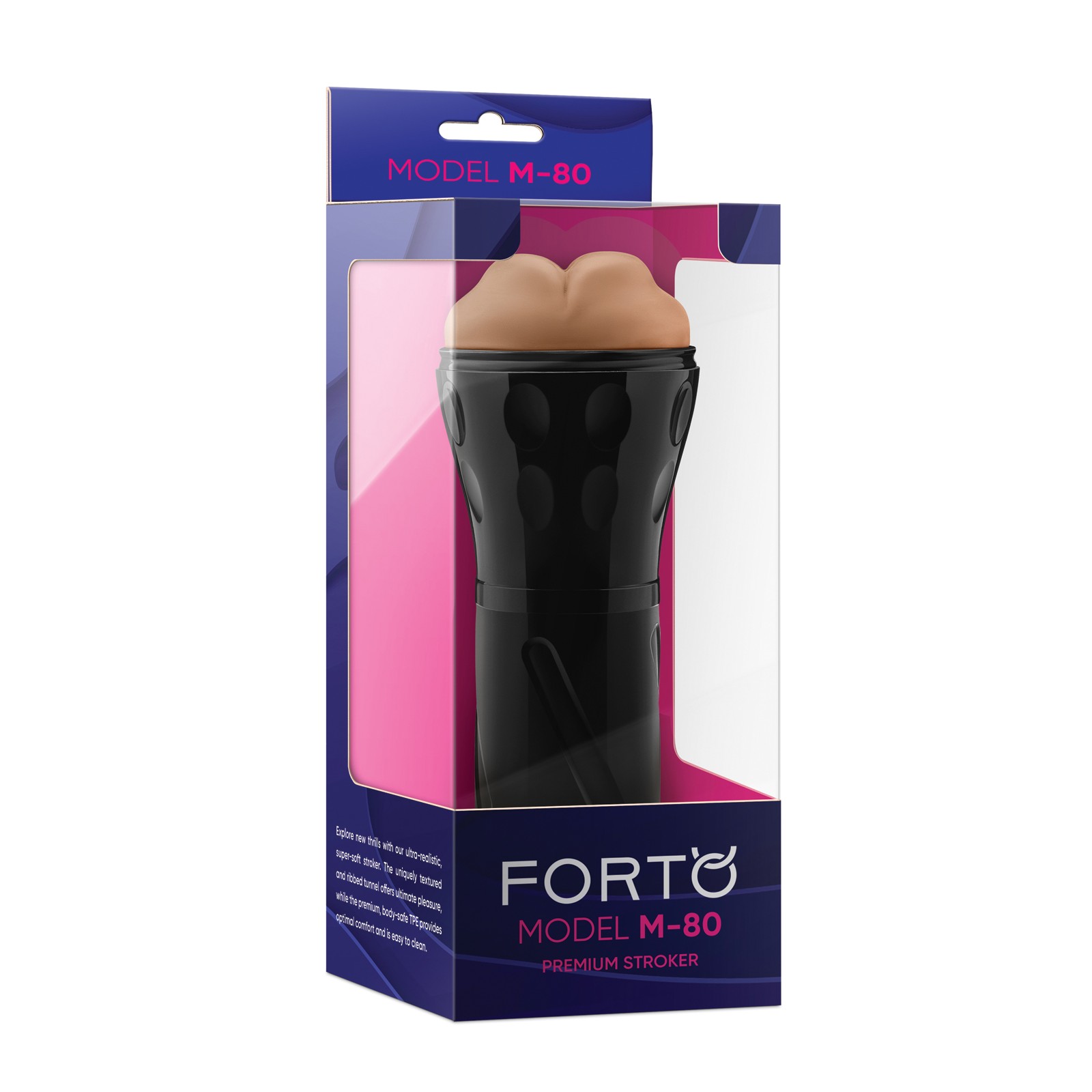 Forto M-80 Hard-Side Mouth Masturbator - Tan Forto M-80 Hard-Side Mouth Masturbator - Tan