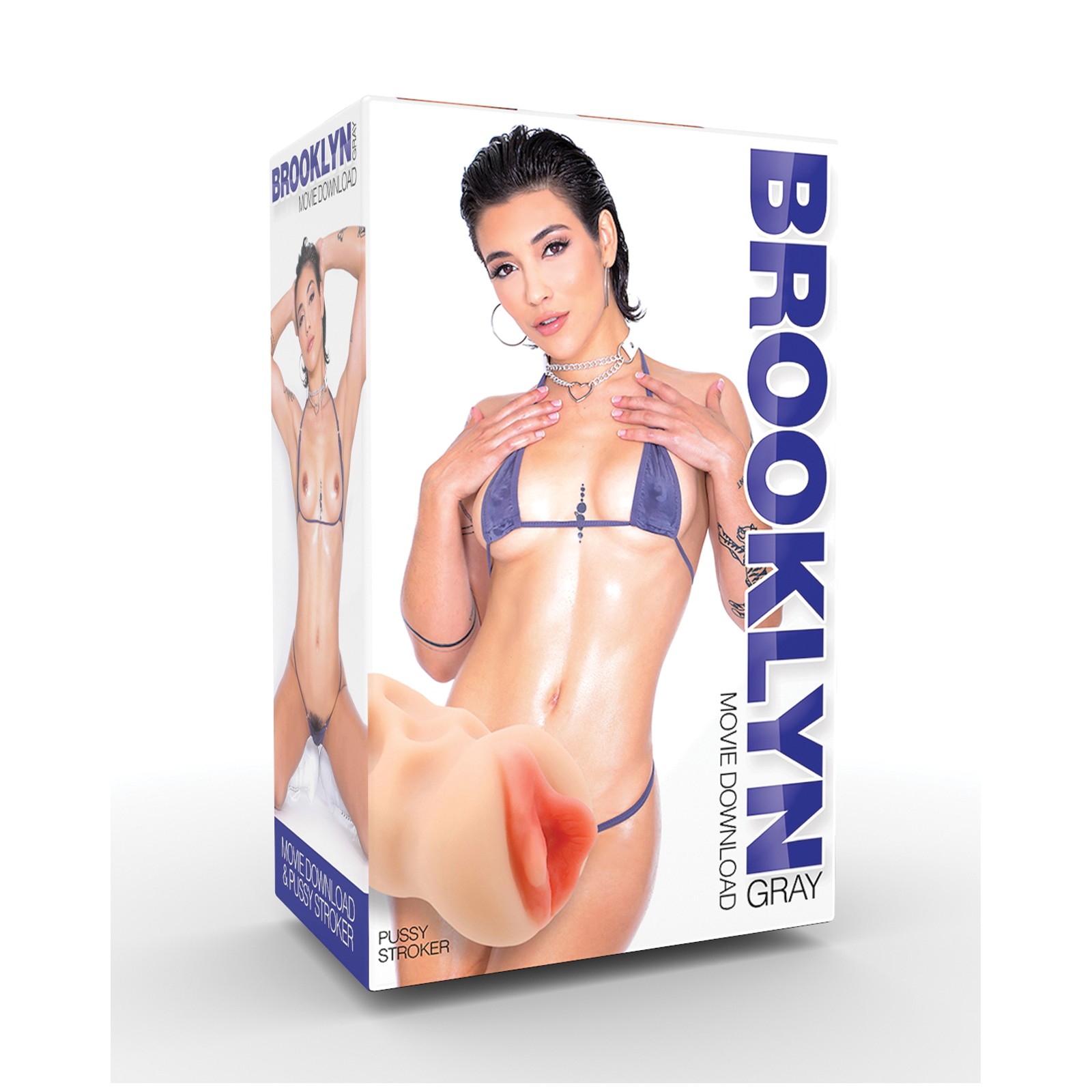 Brooklyn Grey Realistic Pussy Stroker for Ultimate Pleasure Brooklyn Grey Realistic Pussy Stroker for Ultimate Pleasure