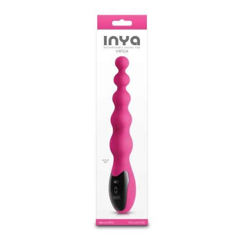 Vibrador Anal Digital Granelado INYA Virtua en Rosa
