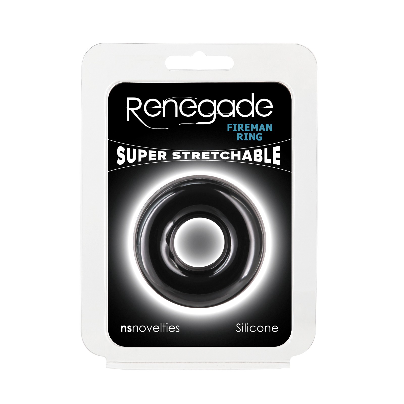 Renegade Fireman Cock Ring Medium Black Renegade Fireman Cock Ring Medium Black