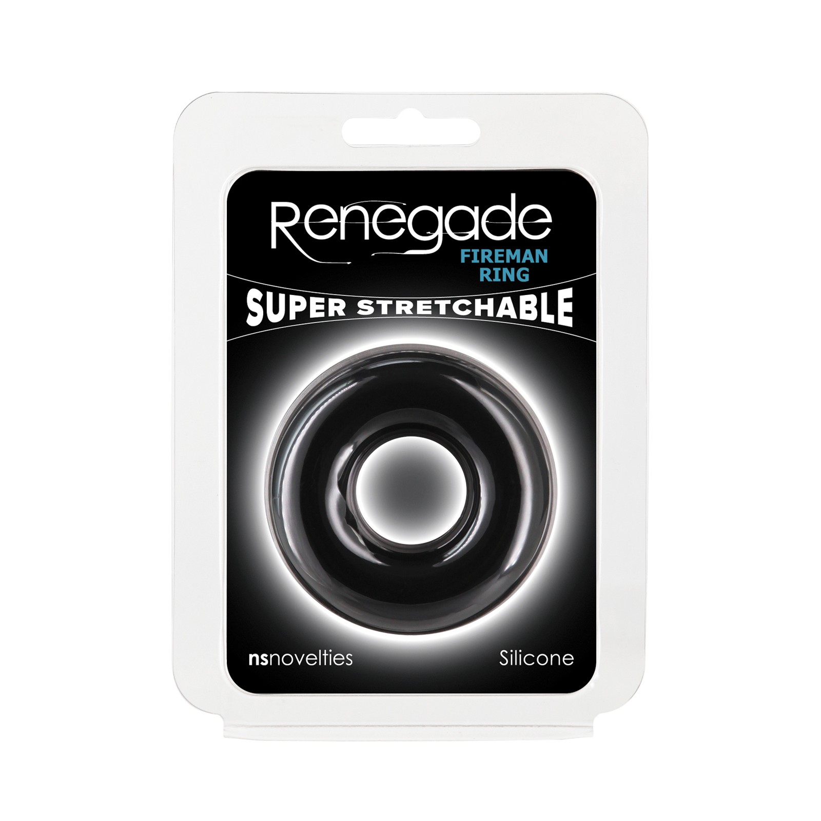 Anillo para Pene Renegade Fireman Grande Negro Anillo para Pene Renegade Fireman Grande Negro