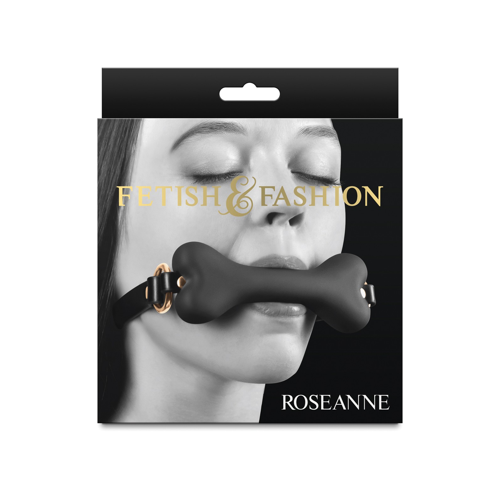 Fetish & Fashion Roseanne Ball Gag Black Fetish & Fashion Roseanne Ball Gag Black