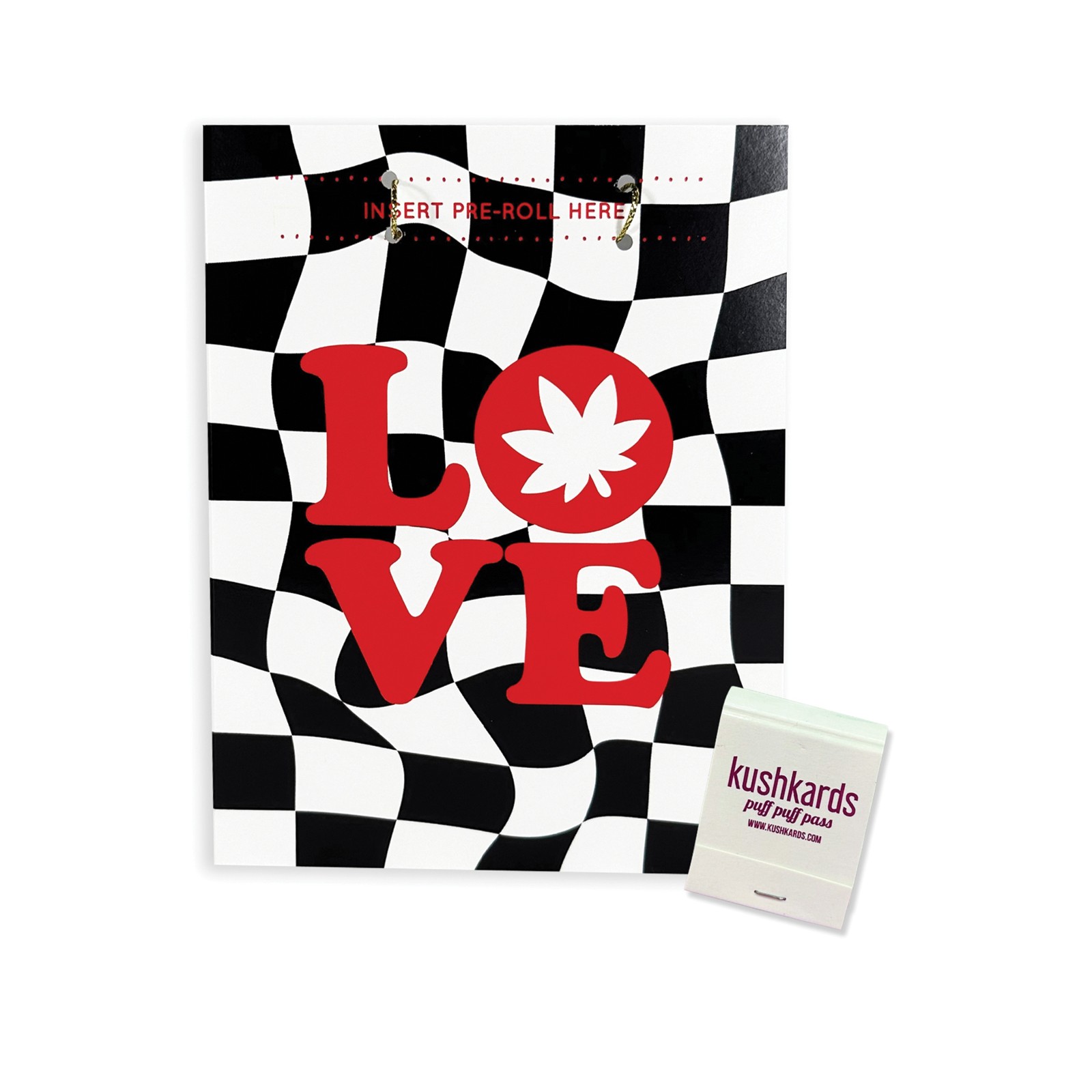 Tarjeta Retro de Amor con Cerillero Tarjeta Retro de Amor con Cerillero