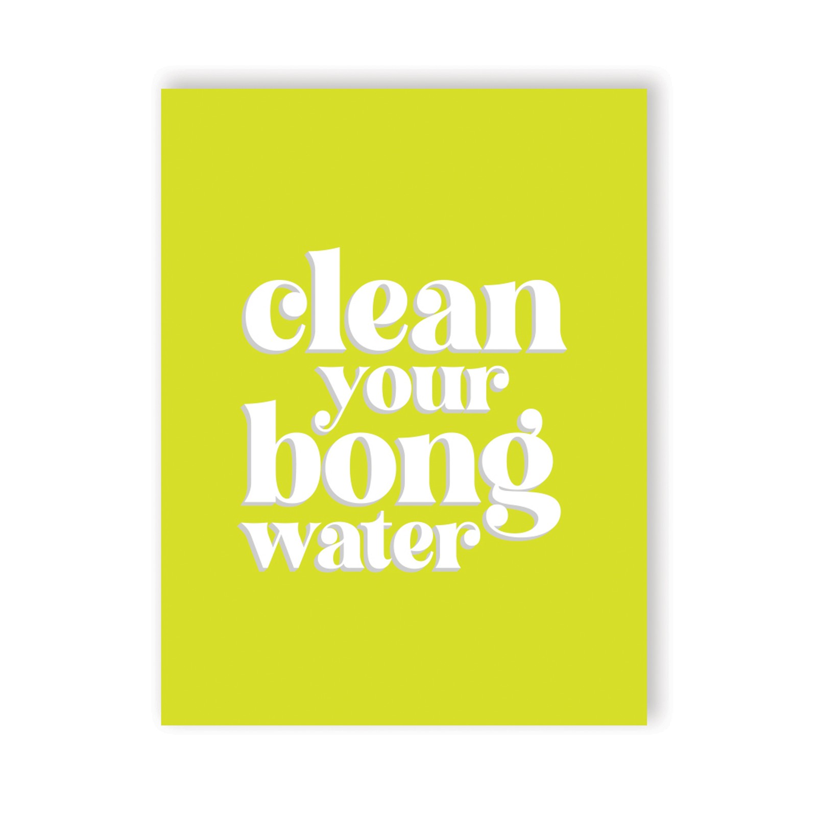 Tarjeta de Felicitación Bong Water 420 Tarjeta de Felicitación Bong Water 420