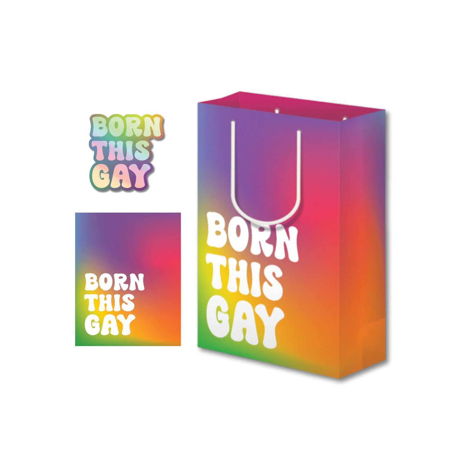 Set de Orgullo Born This Gay para Celebrar la Diversidad Set de Orgullo Born This Gay para Celebrar la Diversidad