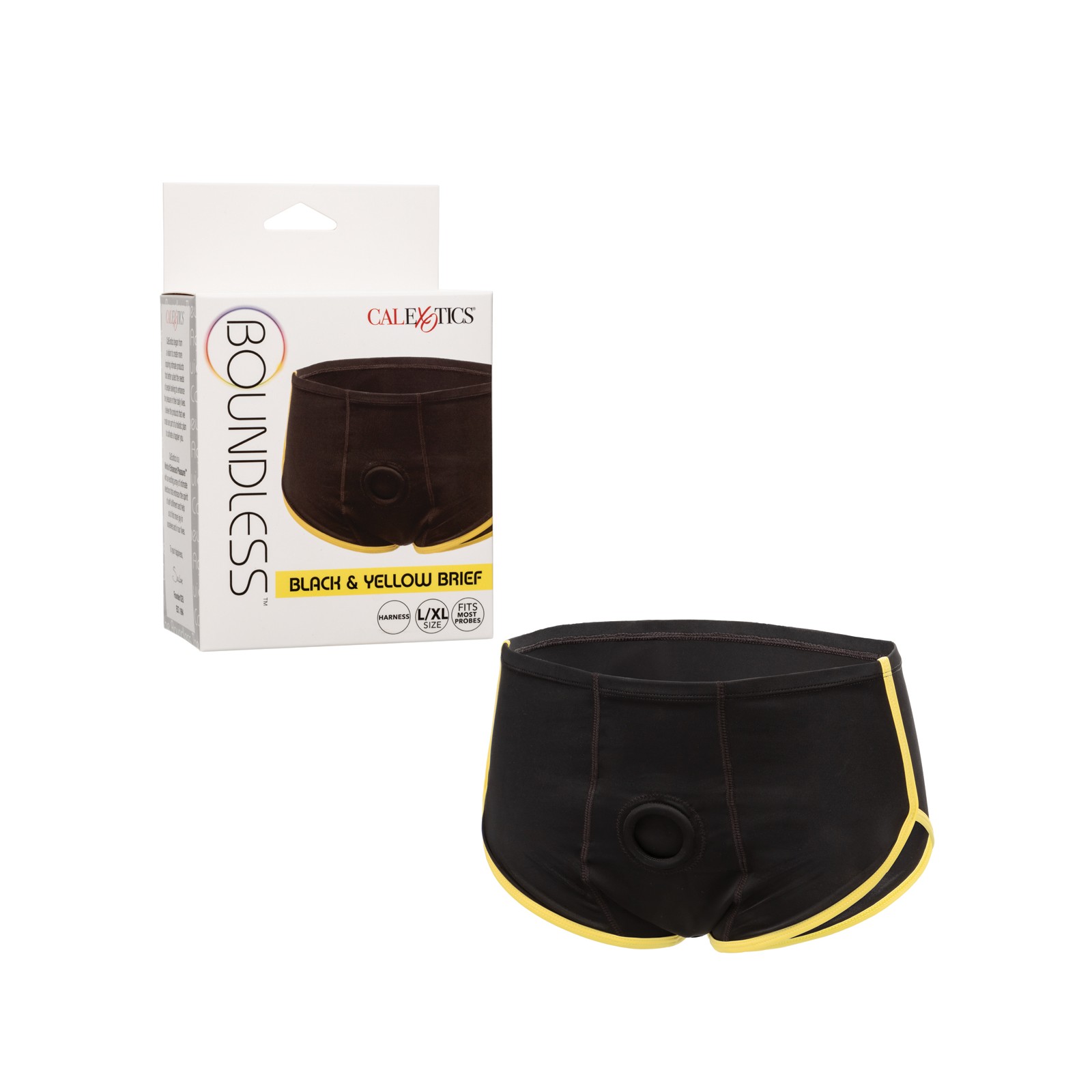 Boxer Negro Amarillo Boundless Confortable Arnés Boxer Negro Amarillo Boundless Confortable Arnés