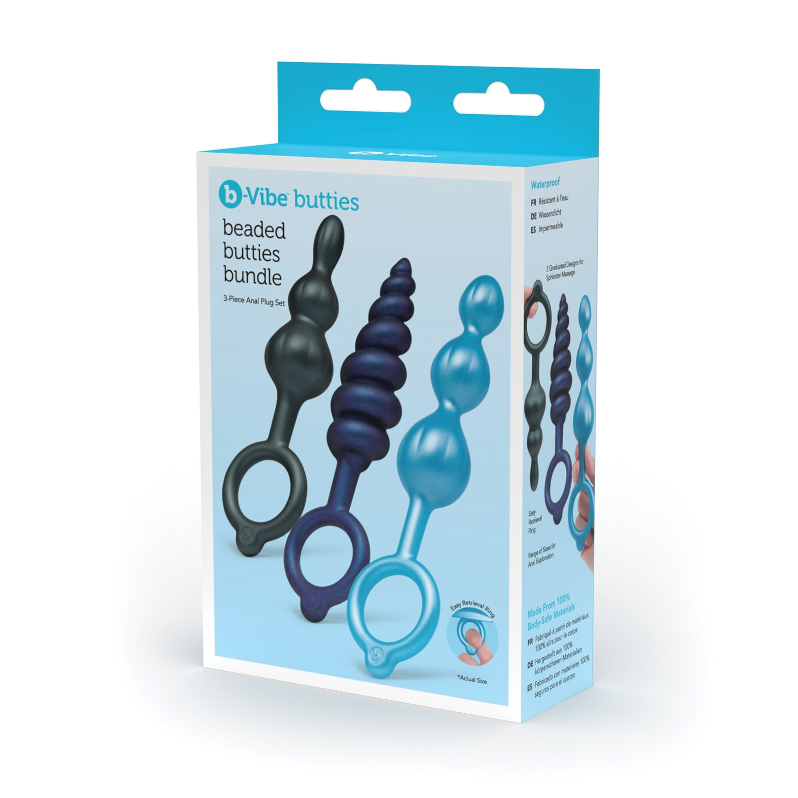 Conjunto de Plugs Anal b-Vibe Butties Conjunto de Plugs Anal b-Vibe Butties