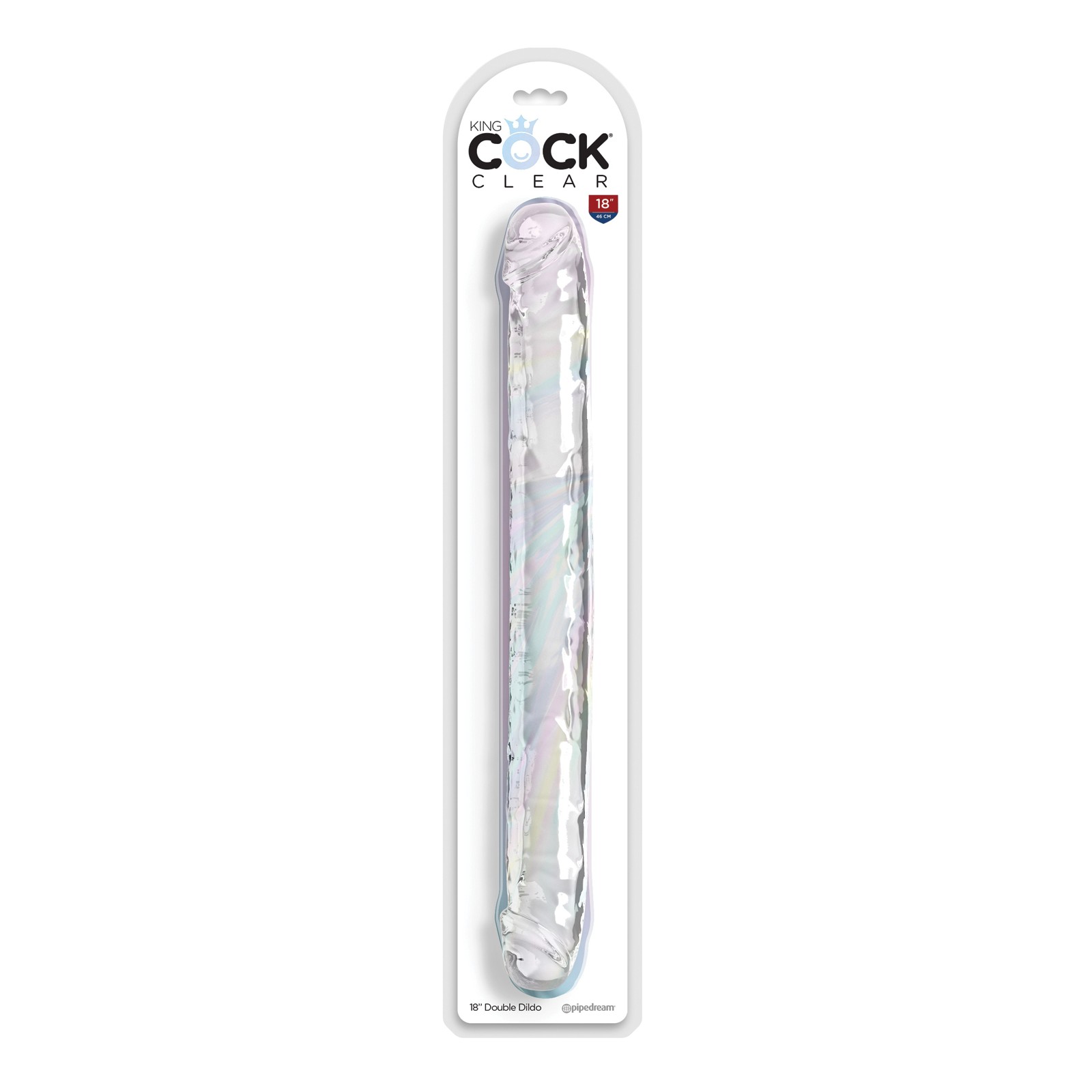 Dildo Doble King Cock Claro 18" para Experiencias Emocionantes Dildo Doble King Cock Claro 18" para Experiencias Emocionantes