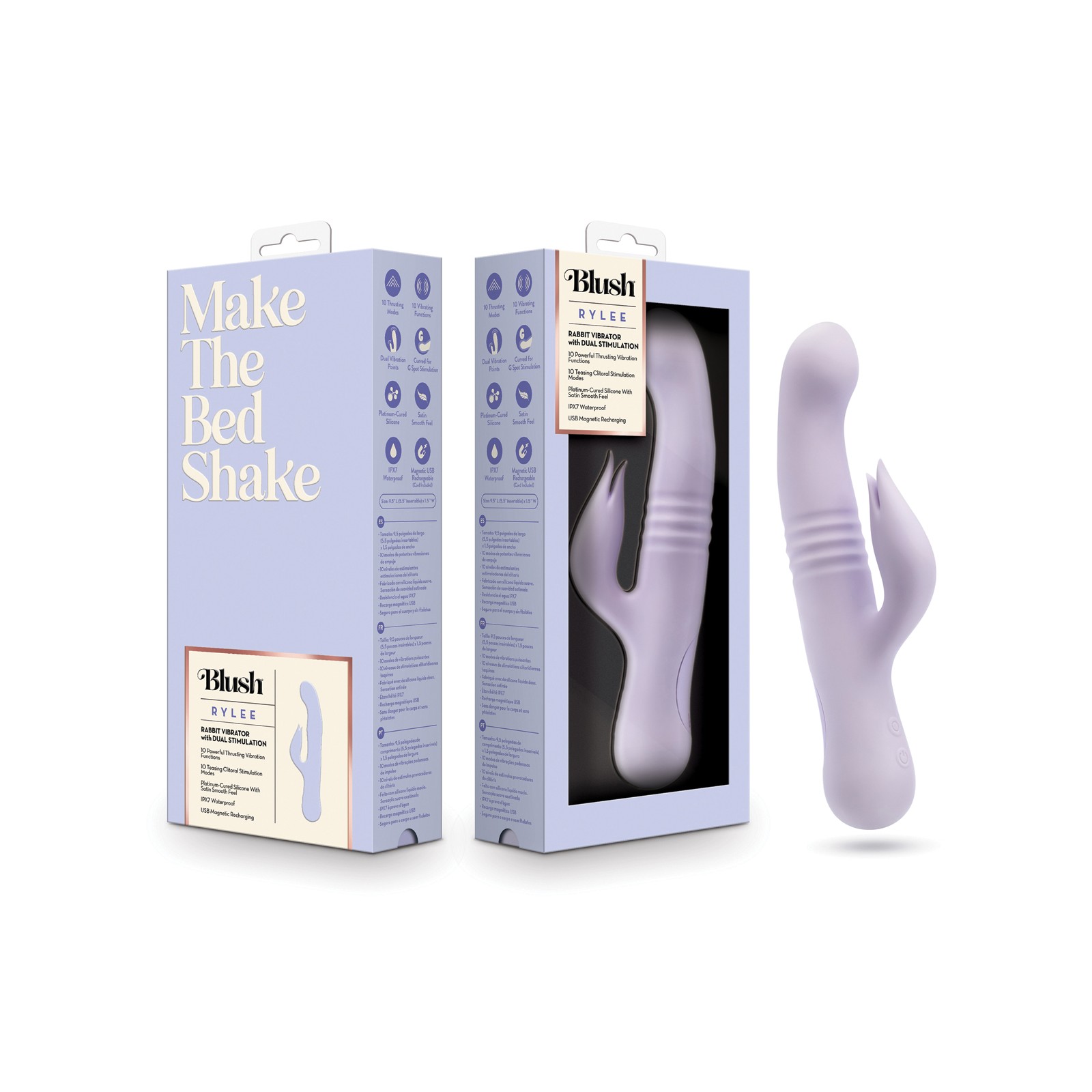 Vibrador Conejo Blush Rylee Lavanda Vibrador Conejo Blush Rylee Lavanda