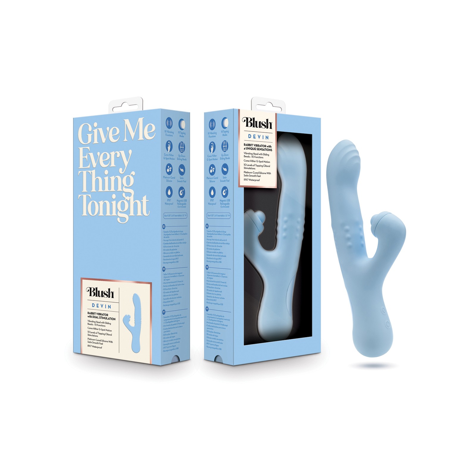 Blush Devin G-Spot Vibrator for Ultimate Pleasure Blush Devin G-Spot Vibrator for Ultimate Pleasure