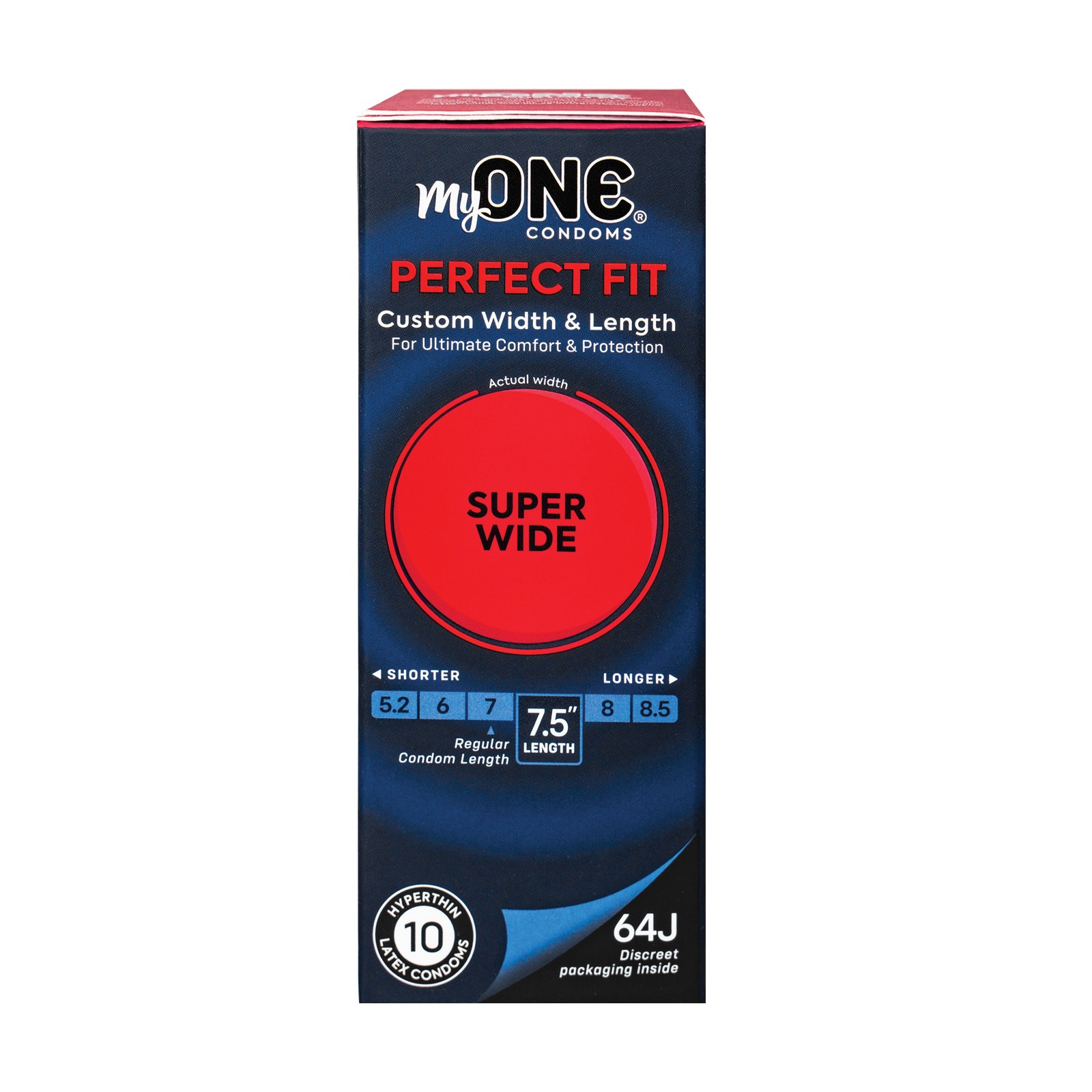 Condones My One Super Anchos - Pack de 10 Condones My One Super Anchos - Pack de 10
