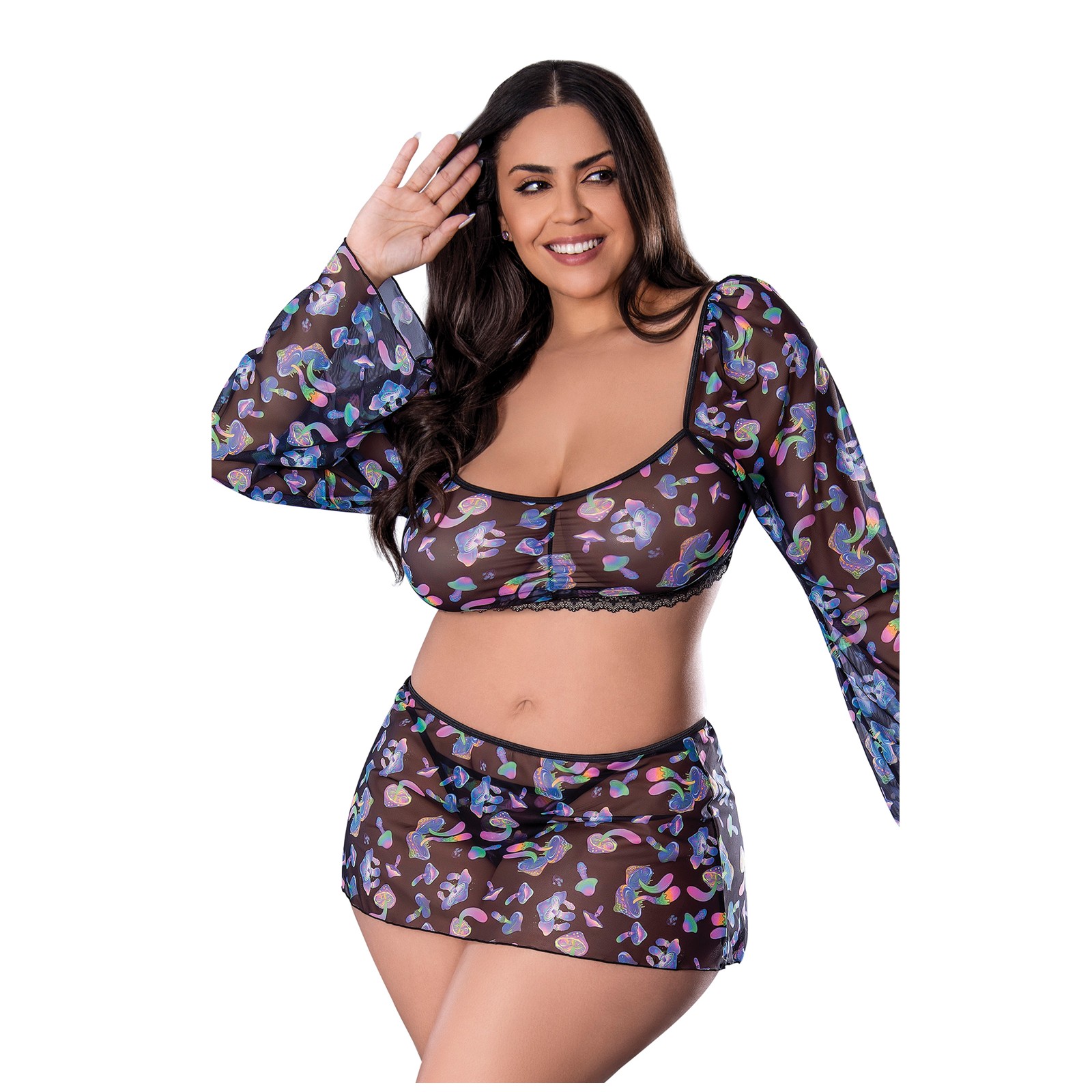 Hazy Dayz Crop Top and Skirt Set Hazy Dayz Crop Top and Skirt Set