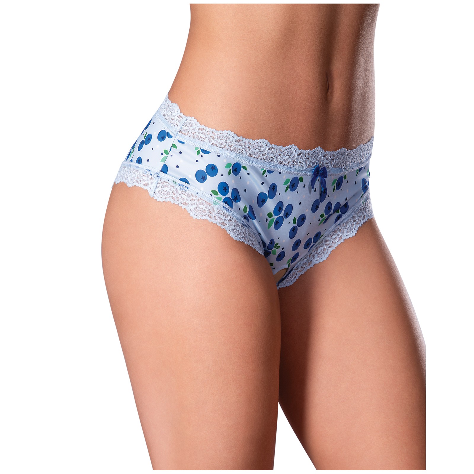 Short Crotchless Sweet Treats con Lubricante de Arándano S/M Short Crotchless Sweet Treats con Lubricante de Arándano S/M