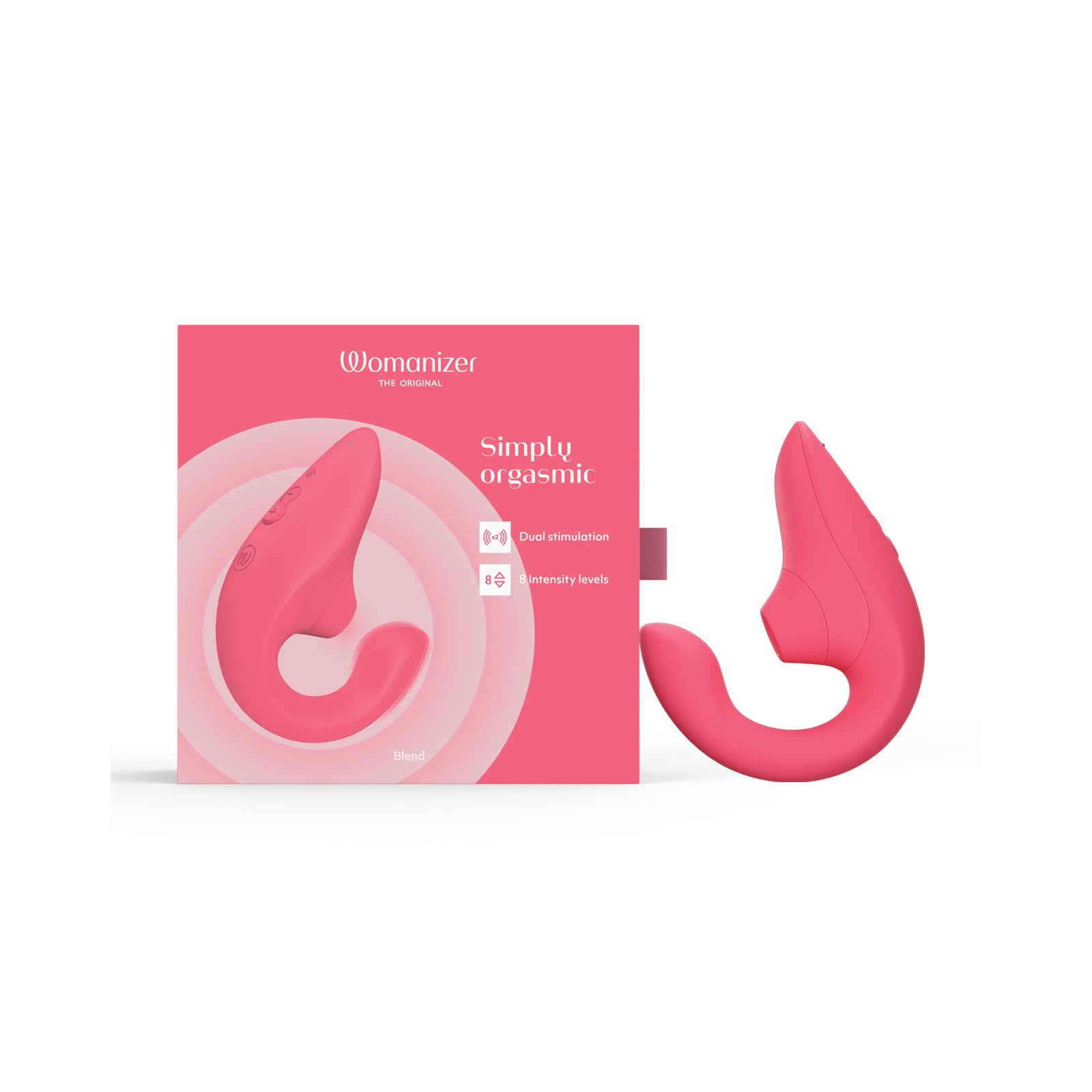 Womanizer Blend Vibrator - Vibrant Rose Womanizer Blend Vibrator - Vibrant Rose