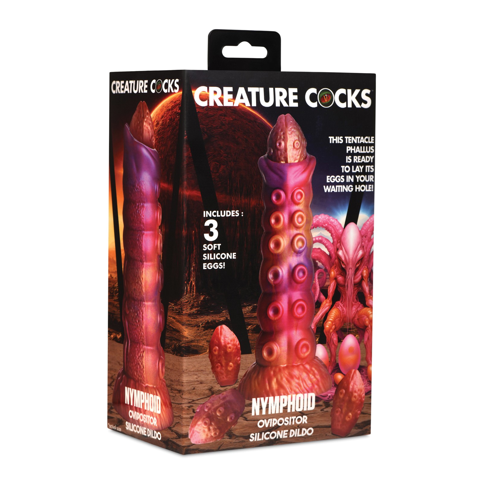 Creature Cocks Nymphoid Dildo with Eggs Creature Cocks Nymphoid Dildo with Eggs
