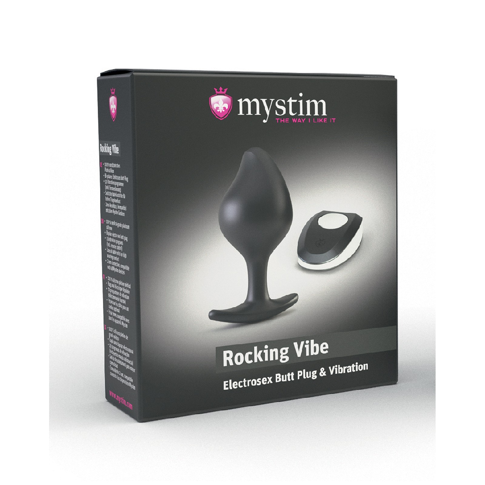 Mystim Small Rocking Force Buttplug for Intense Stimulation Mystim Small Rocking Force Buttplug for Intense Stimulation