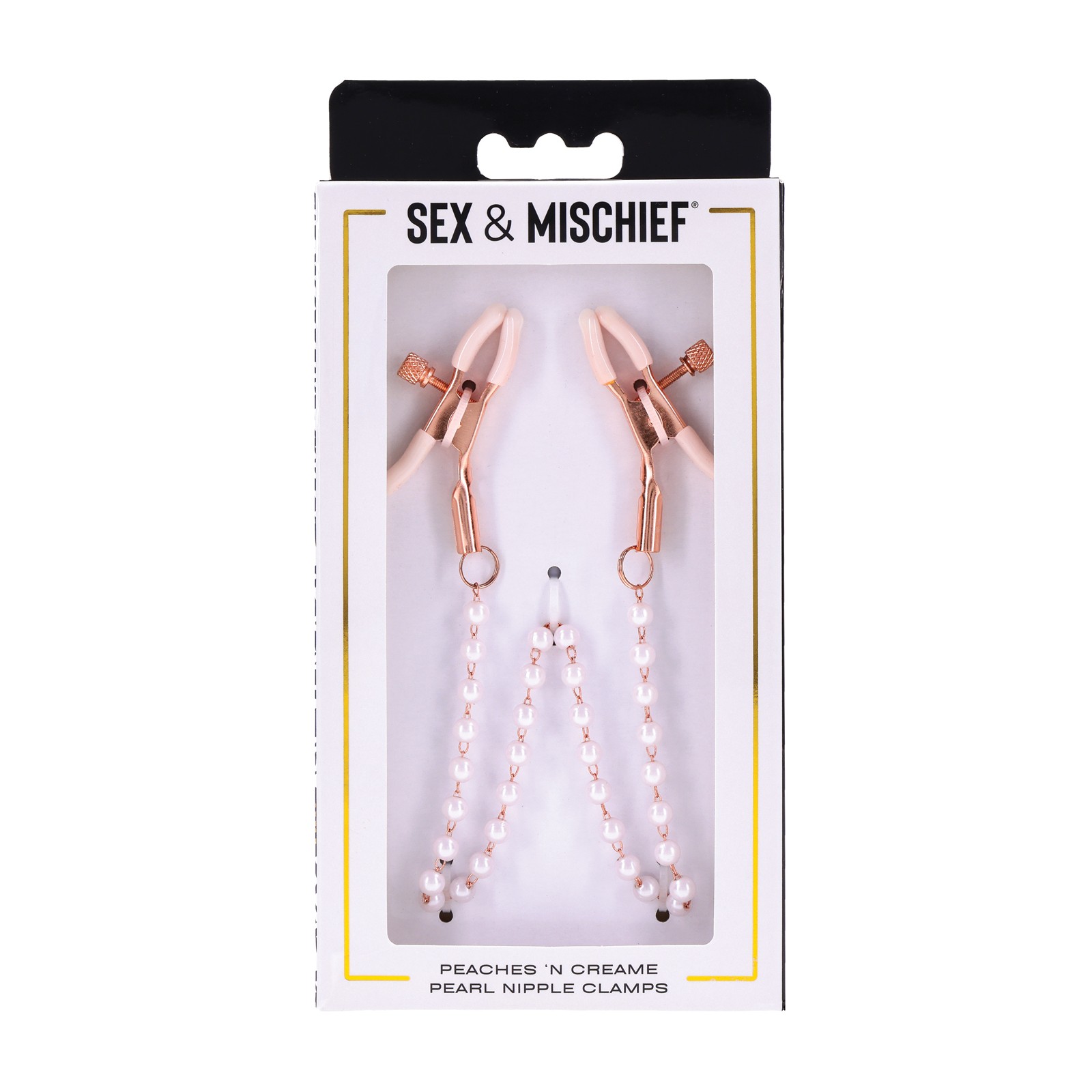 Peaches n' CreaMe Pearl Nipple Clamps Peaches n' CreaMe Pearl Nipple Clamps