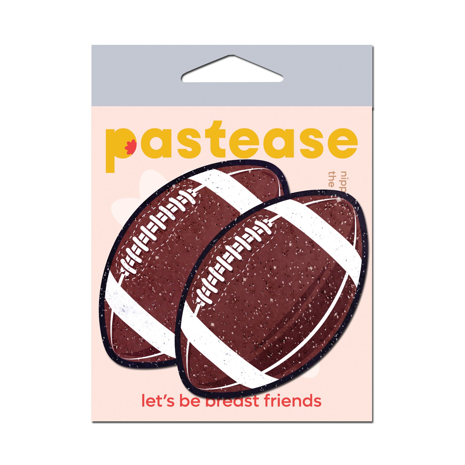 Pastease Premium Futbol Brillante Nipple Pasties Marrón O/S Pastease Premium Futbol Brillante Nipple Pasties Marrón O/S