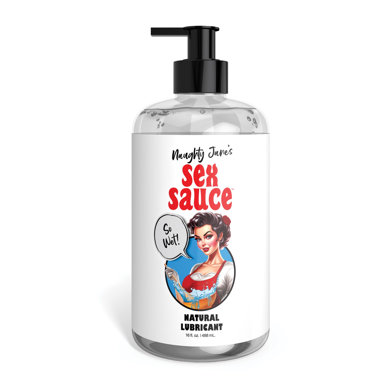 Naughty Jane's Sex Sauce Natural Lubricant - 16 oz Naughty Jane's Sex Sauce Natural Lubricant - 16 oz