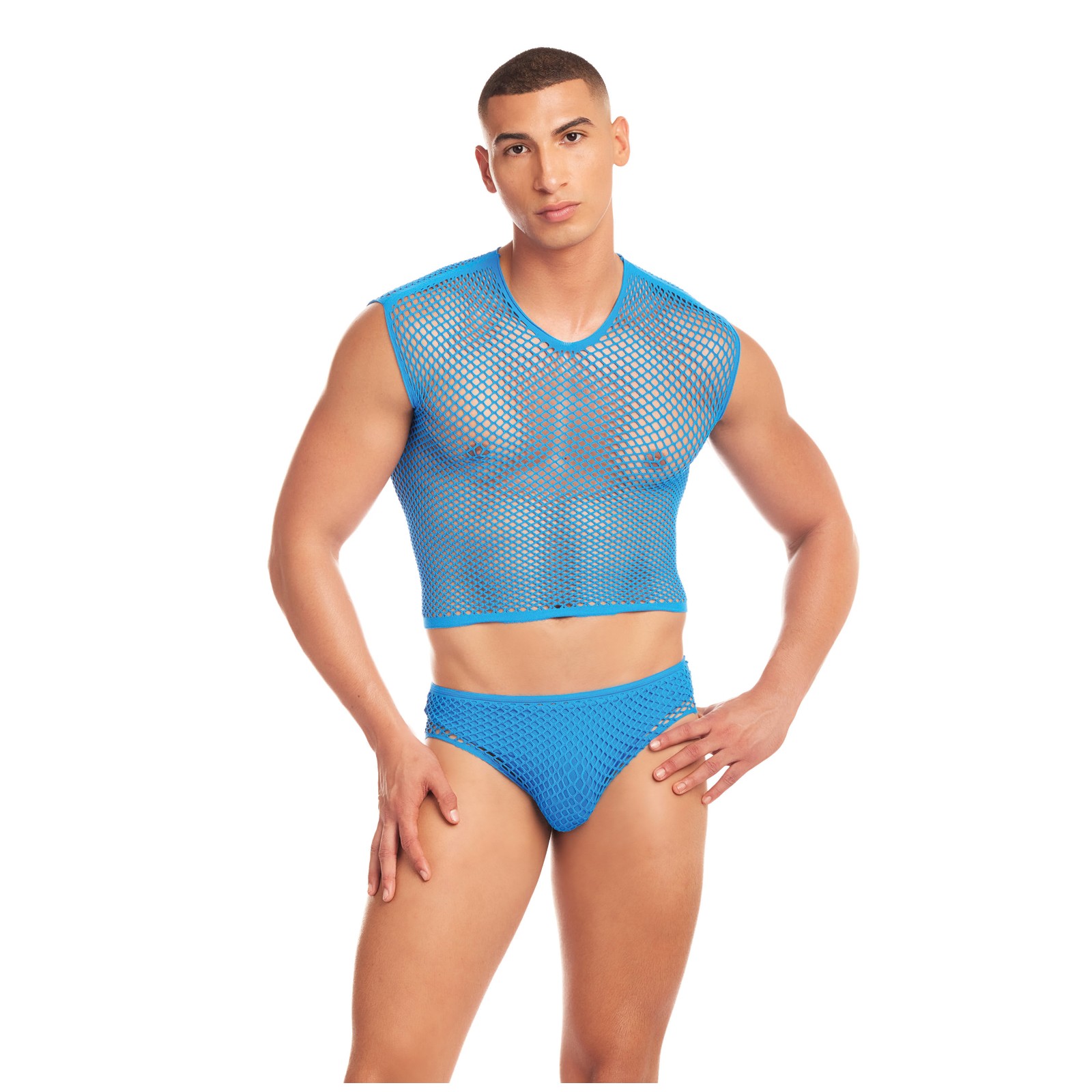 Rainbow Party Net Flex Set Thong Blue Rainbow Party Net Flex Set Thong Blue