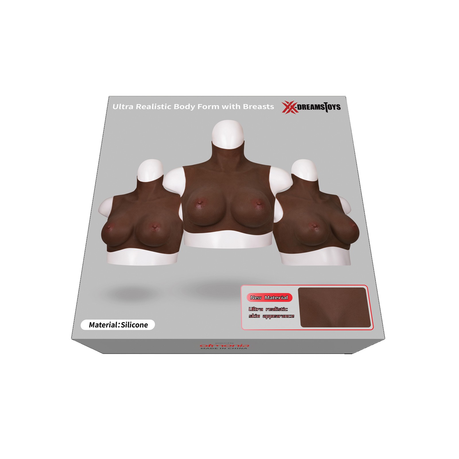 Forma de Senos Ultra Realista E Cup - Negro Forma de Senos Ultra Realista E Cup - Negro