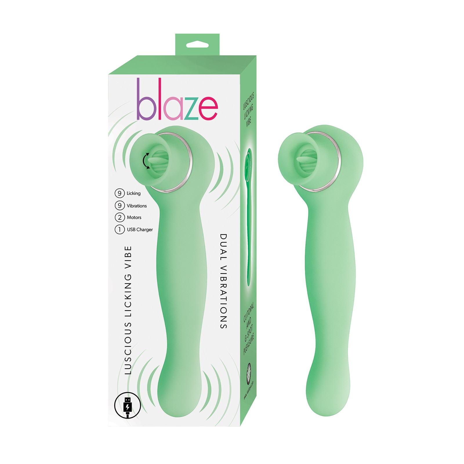 Vibrador Blaze Luscious Licker para Experiencias Únicas Vibrador Blaze Luscious Licker para Experiencias Únicas